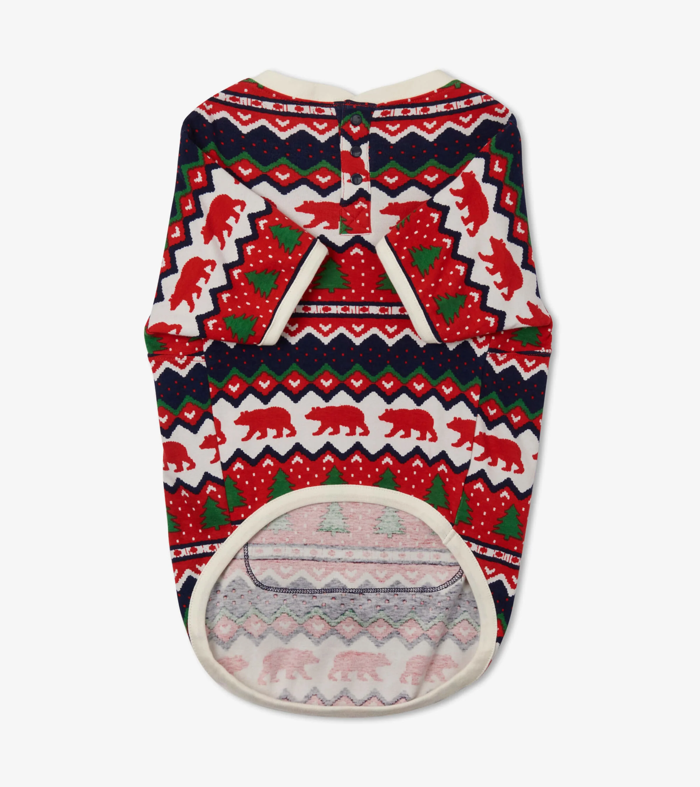 Fair Isle Bear Dog Tee - Image 3