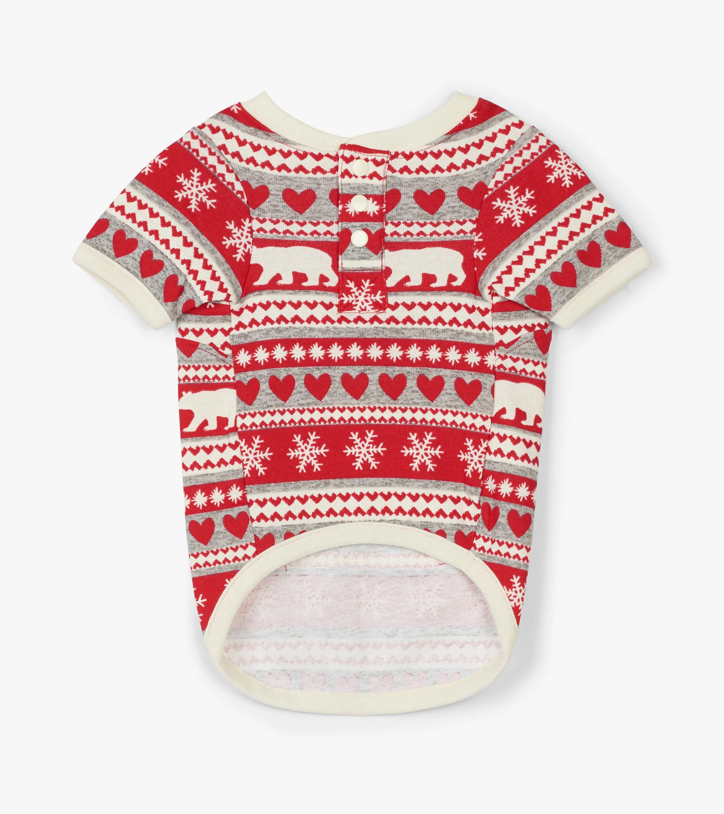 Fair Isle Bear Dog Pajama - Image 5