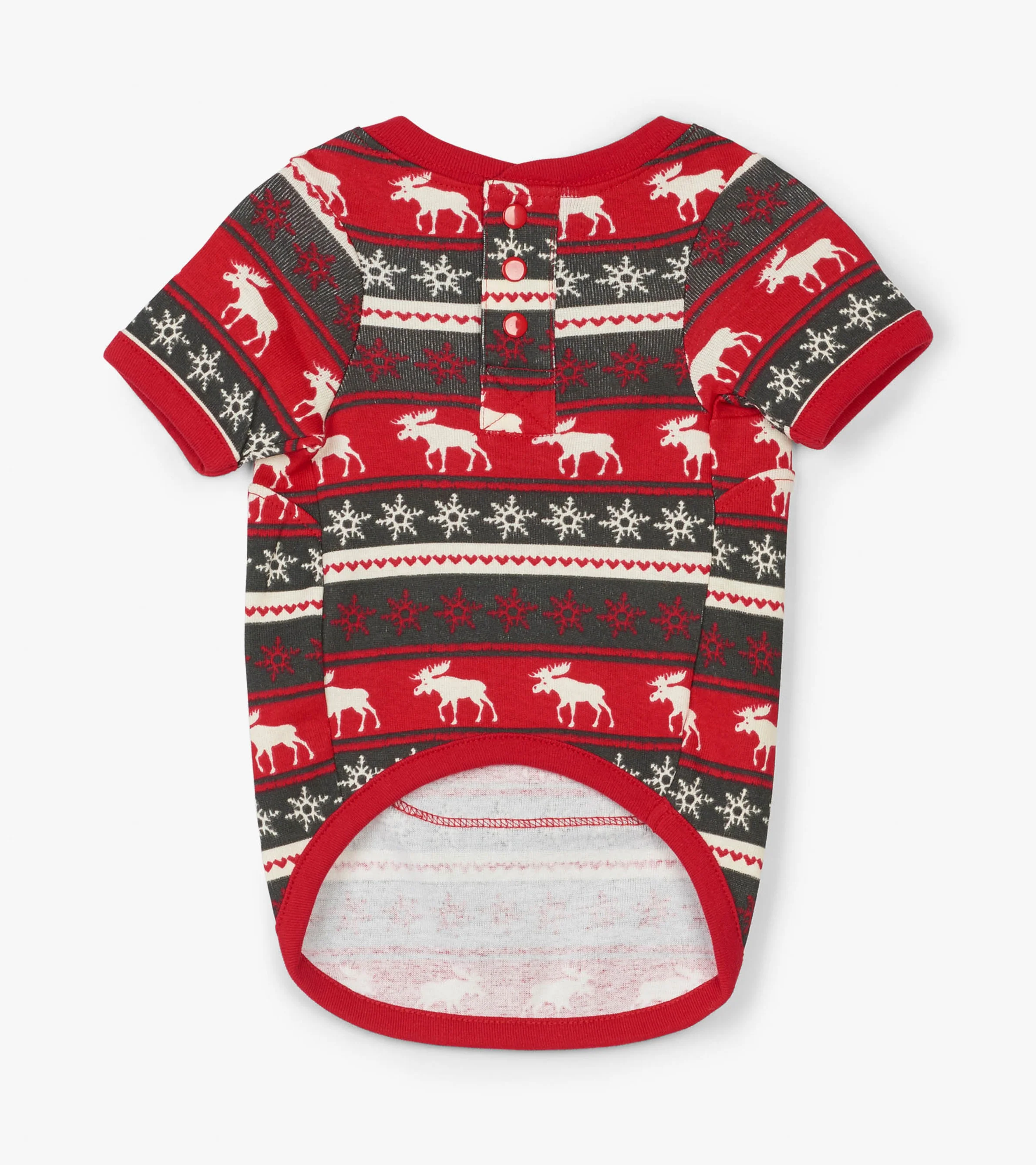 Fair Isle Moose Dog Pajama - Image 5