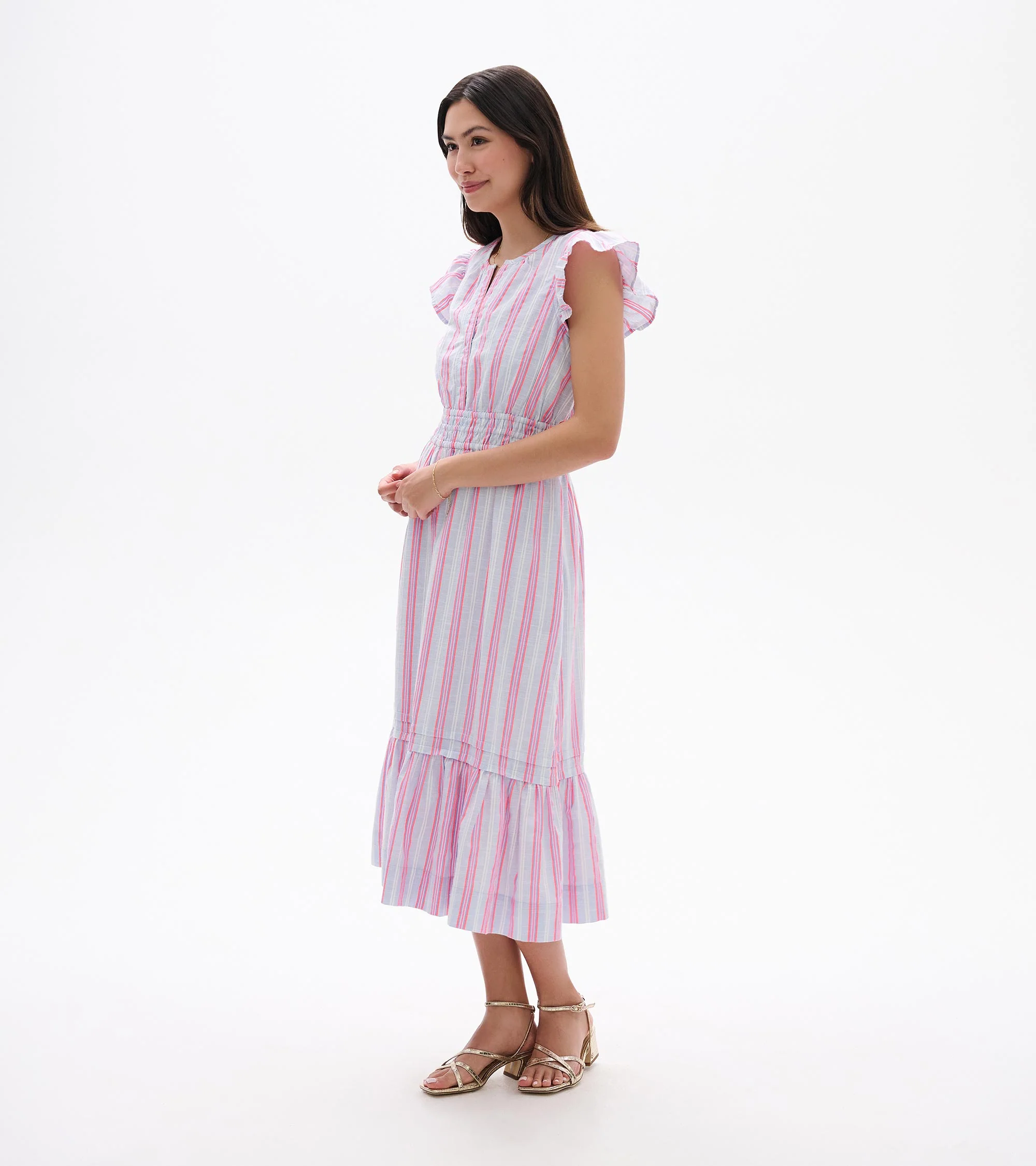 Fiona Dress - Neon Stripes - Image 3