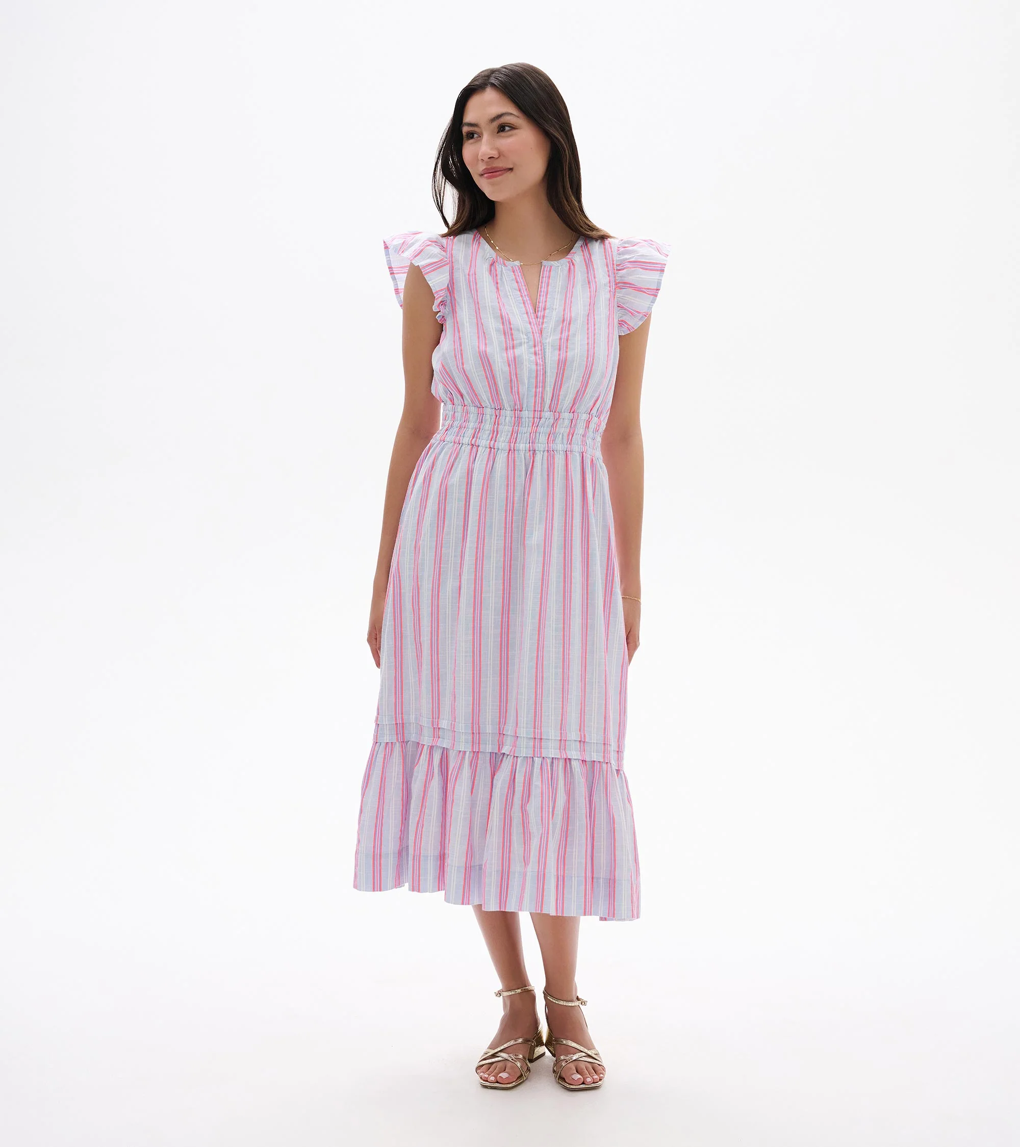 Fiona Dress - Neon Stripes - Image 6