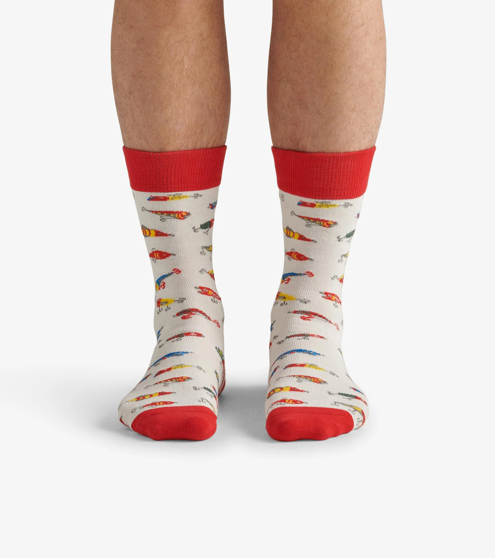 Fishing Lures Men's Crew Socks - Image 3