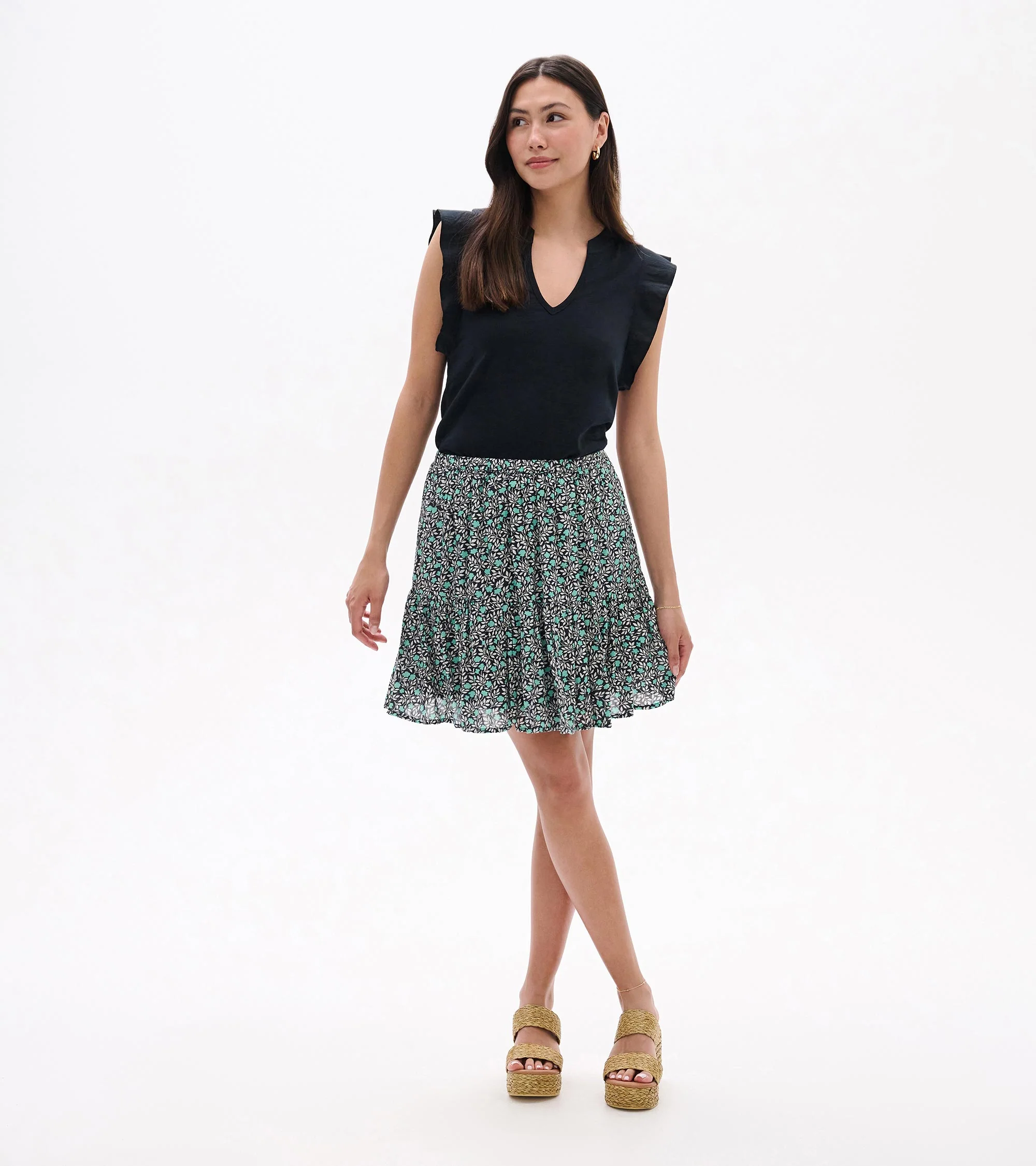 Flounce Skirt - Mini Vines - Image 3