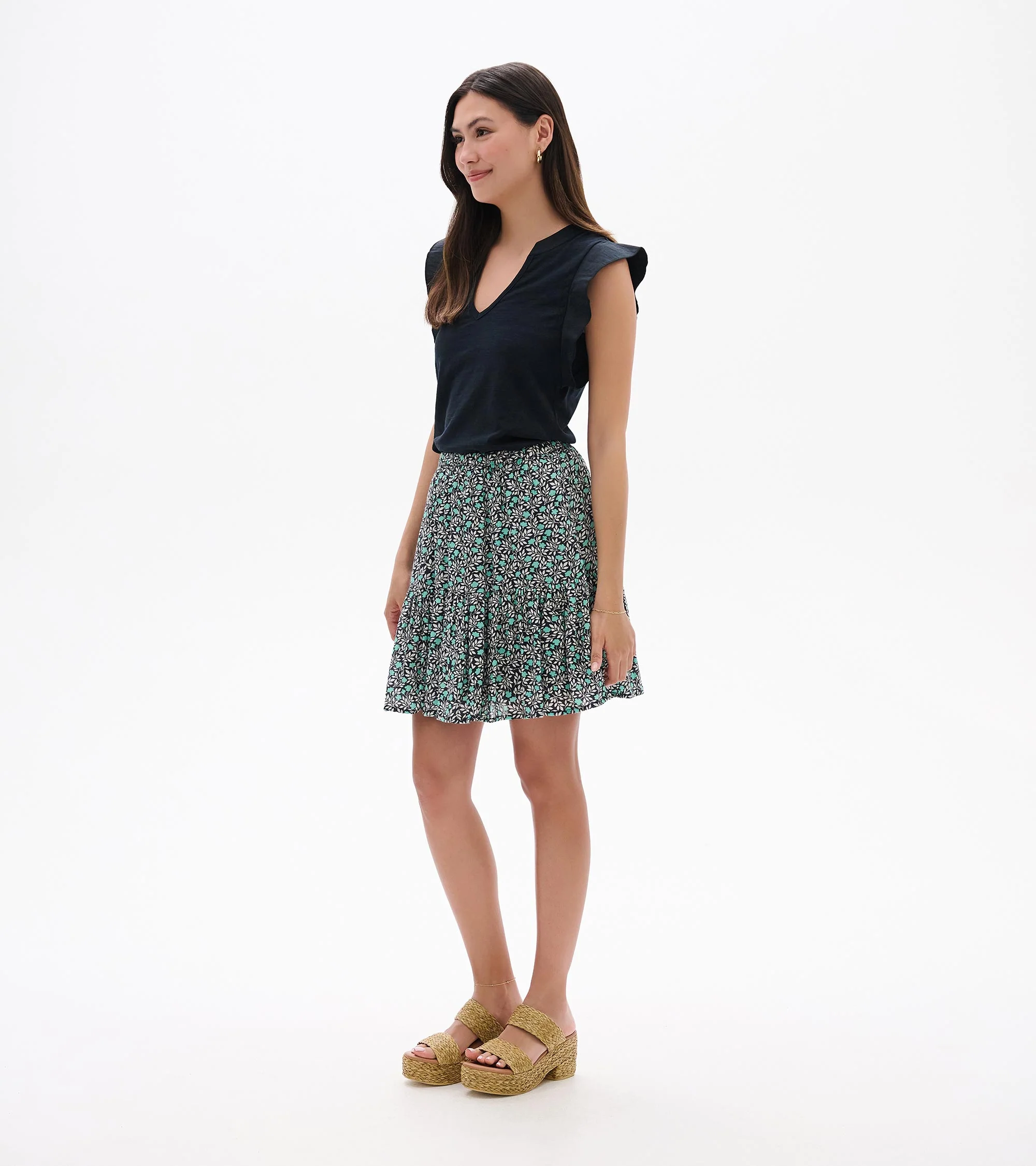 Flounce Skirt - Mini Vines - Image 4