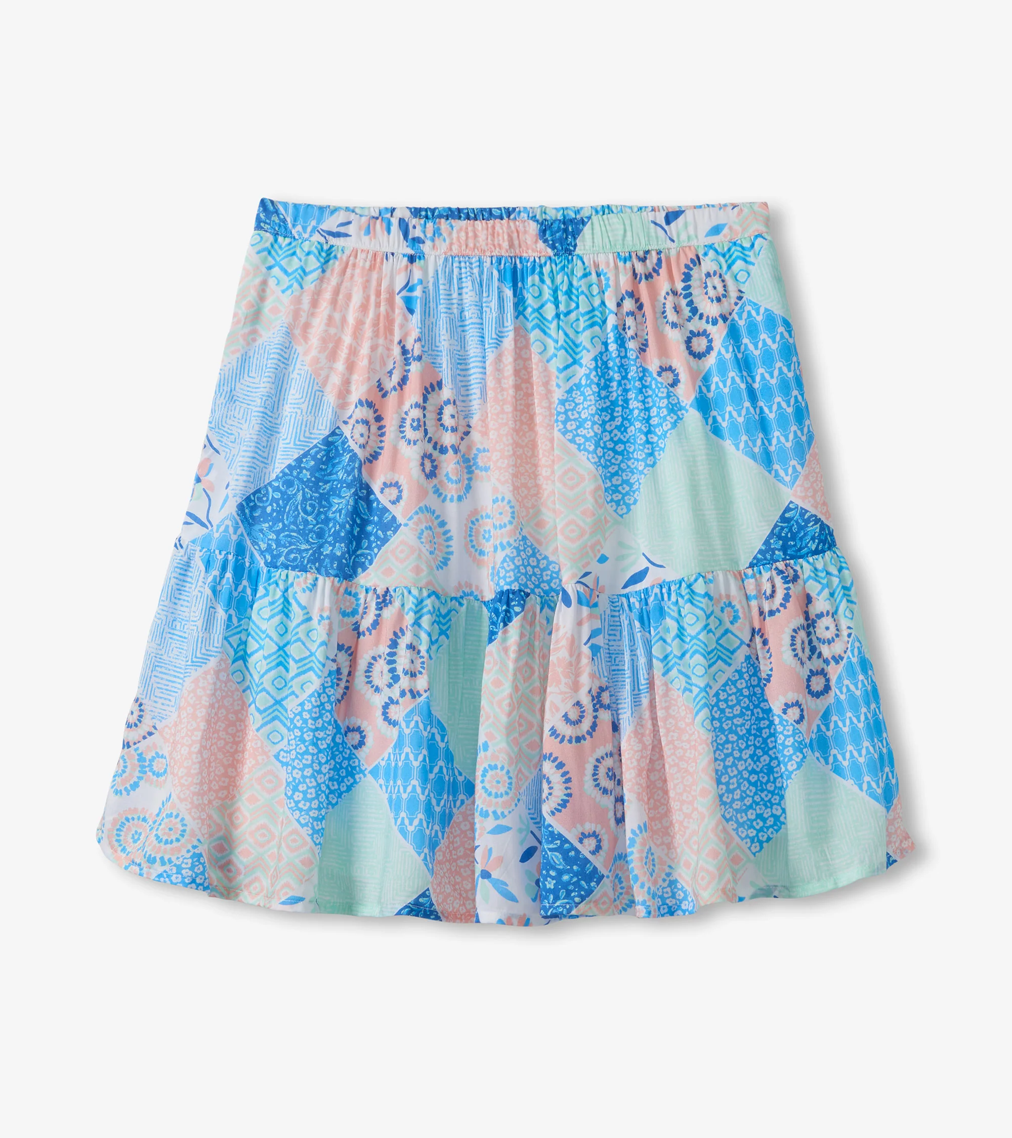 Flounce Skirt - Mix-Matched Patchwork - Image 2