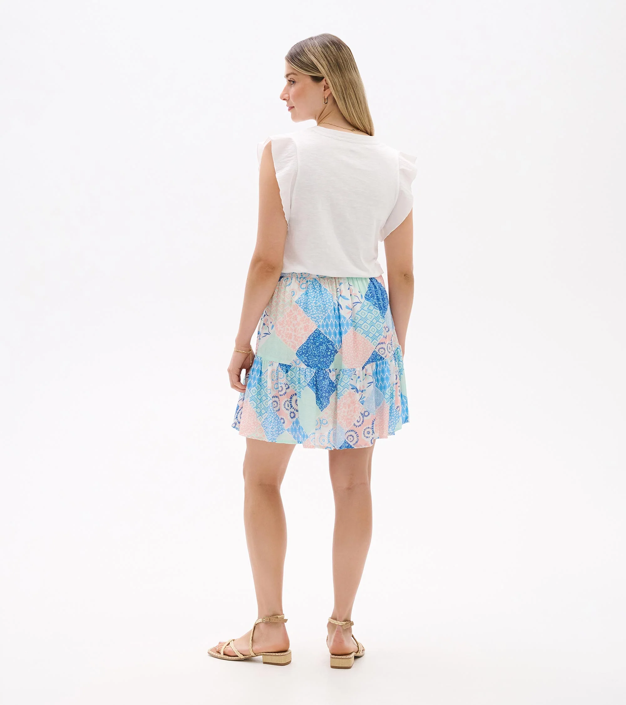 Flounce Skirt - Mix-Matched Patchwork - Image 5