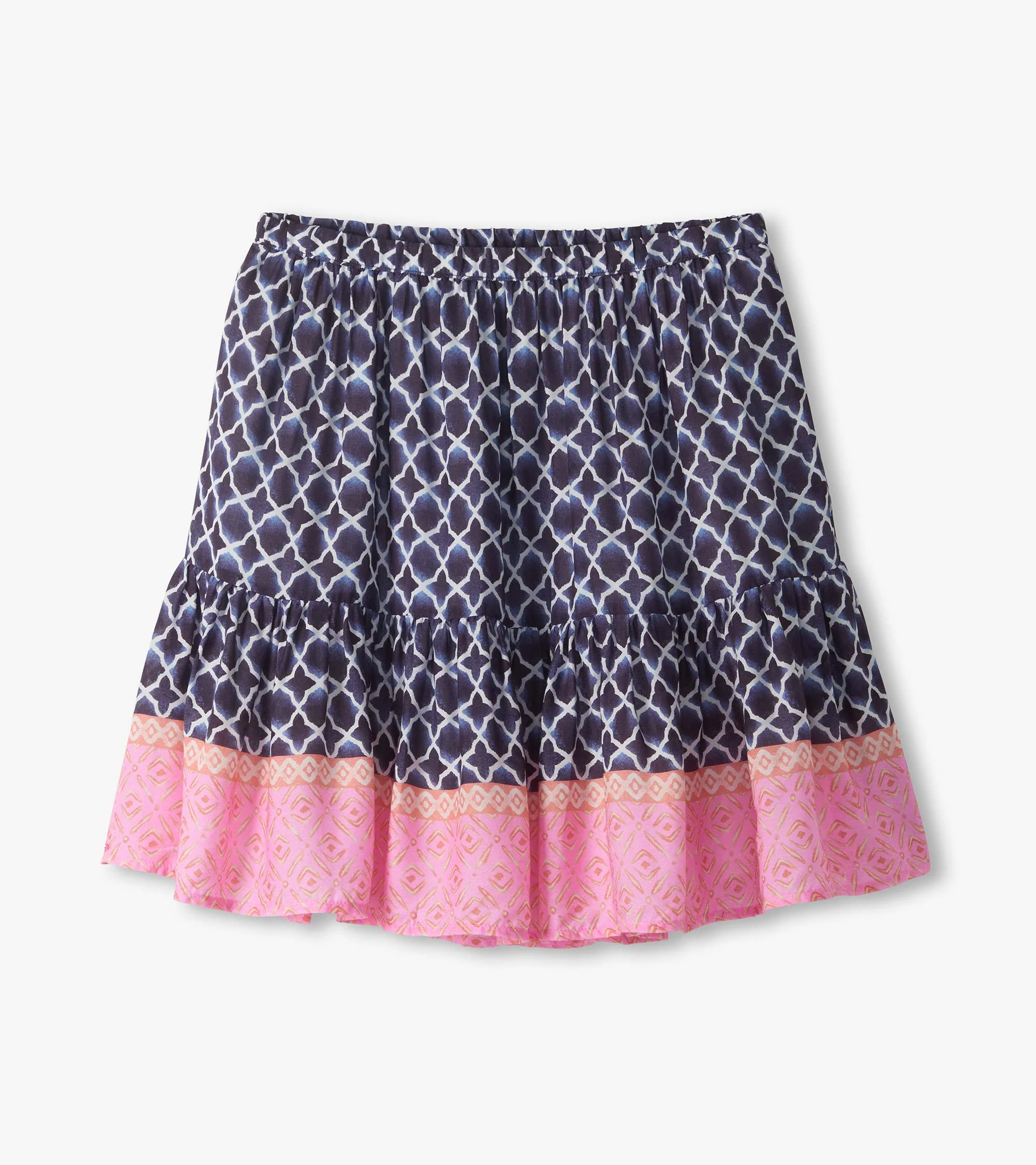 Flounce Skirt - Navy Medallion - Image 2