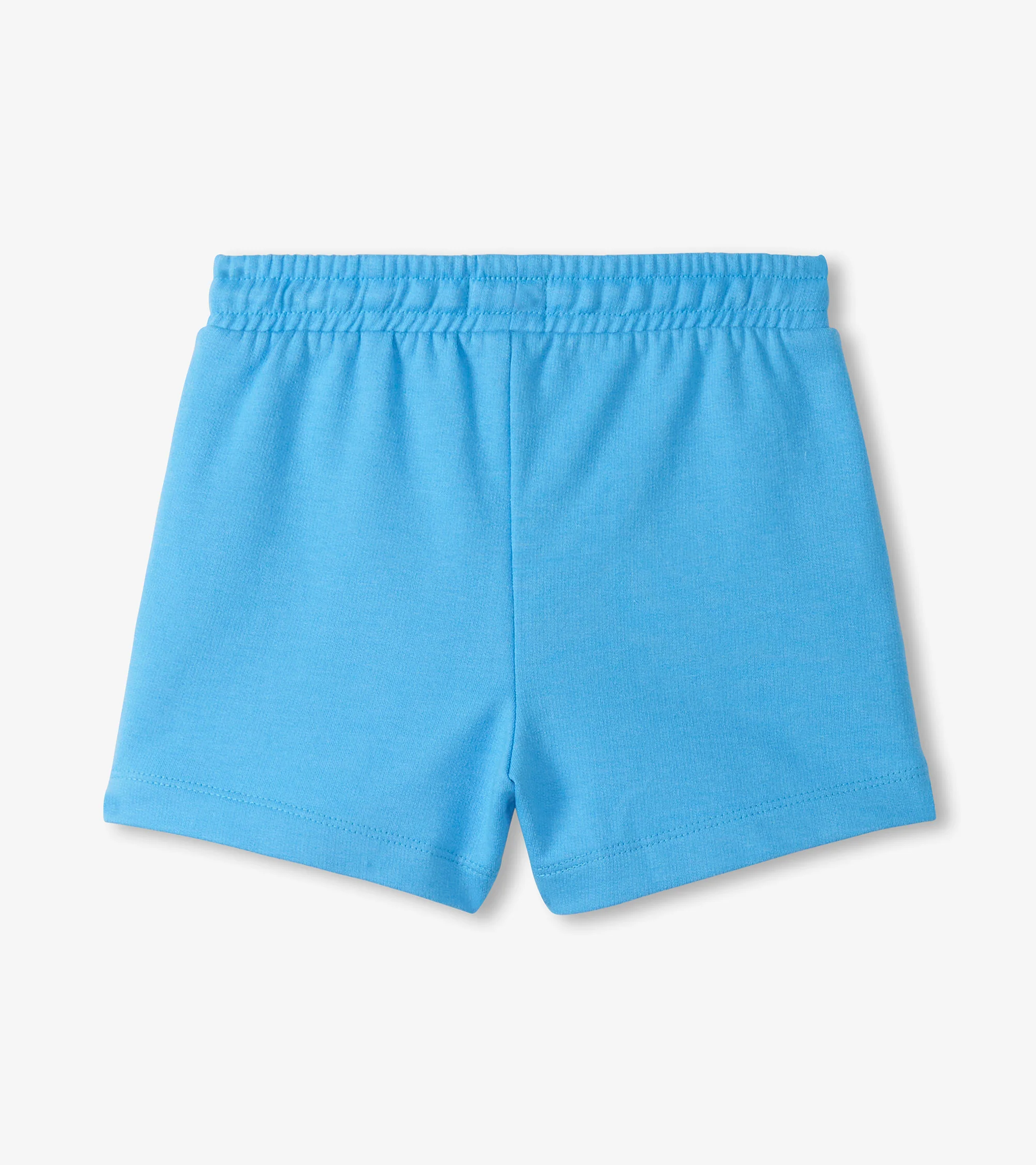 Girls Baby Blue Easy Basic Shorts - Image 2