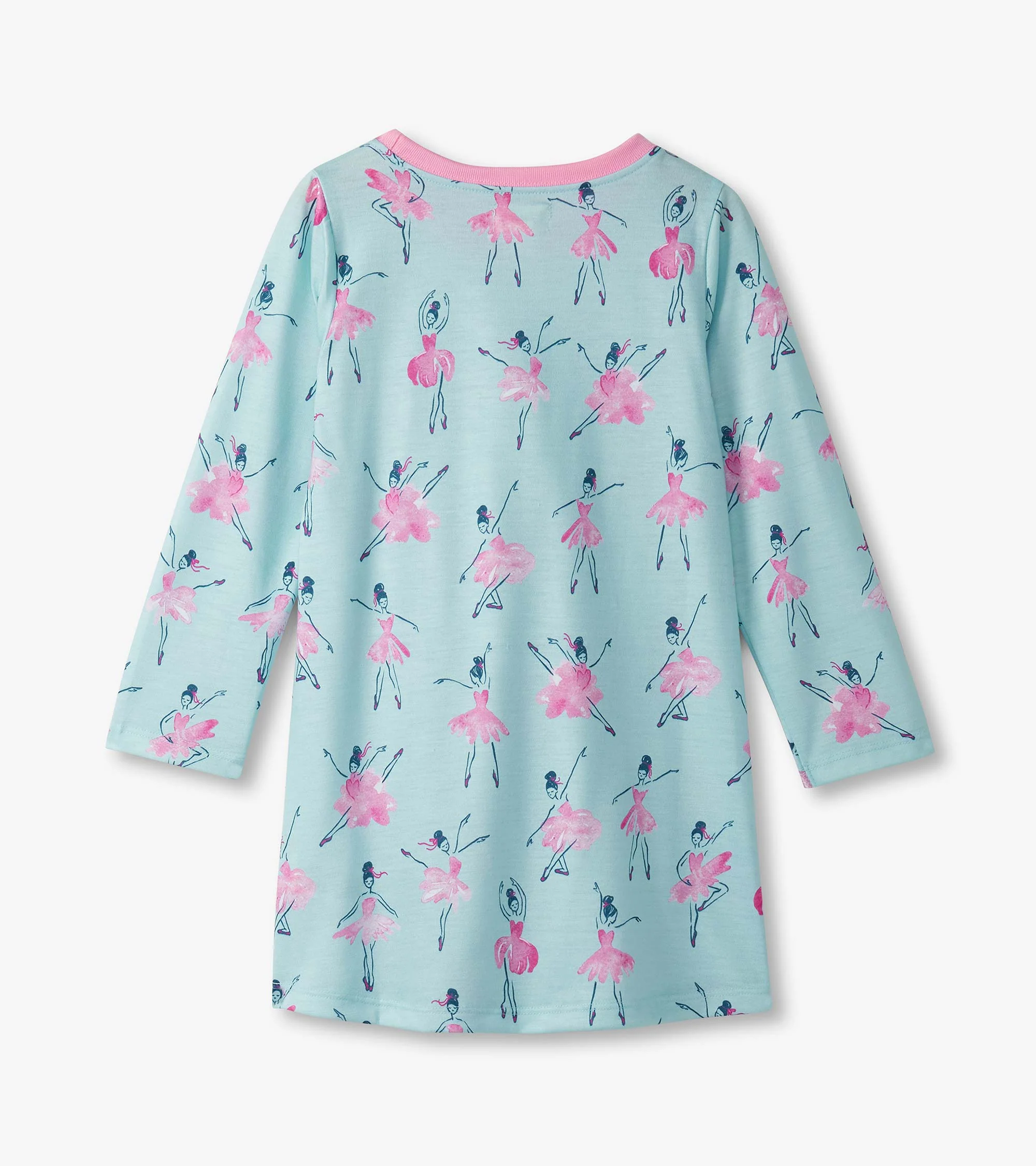 Girls Ballet School Long Sleeve Nightdress - Image 2
