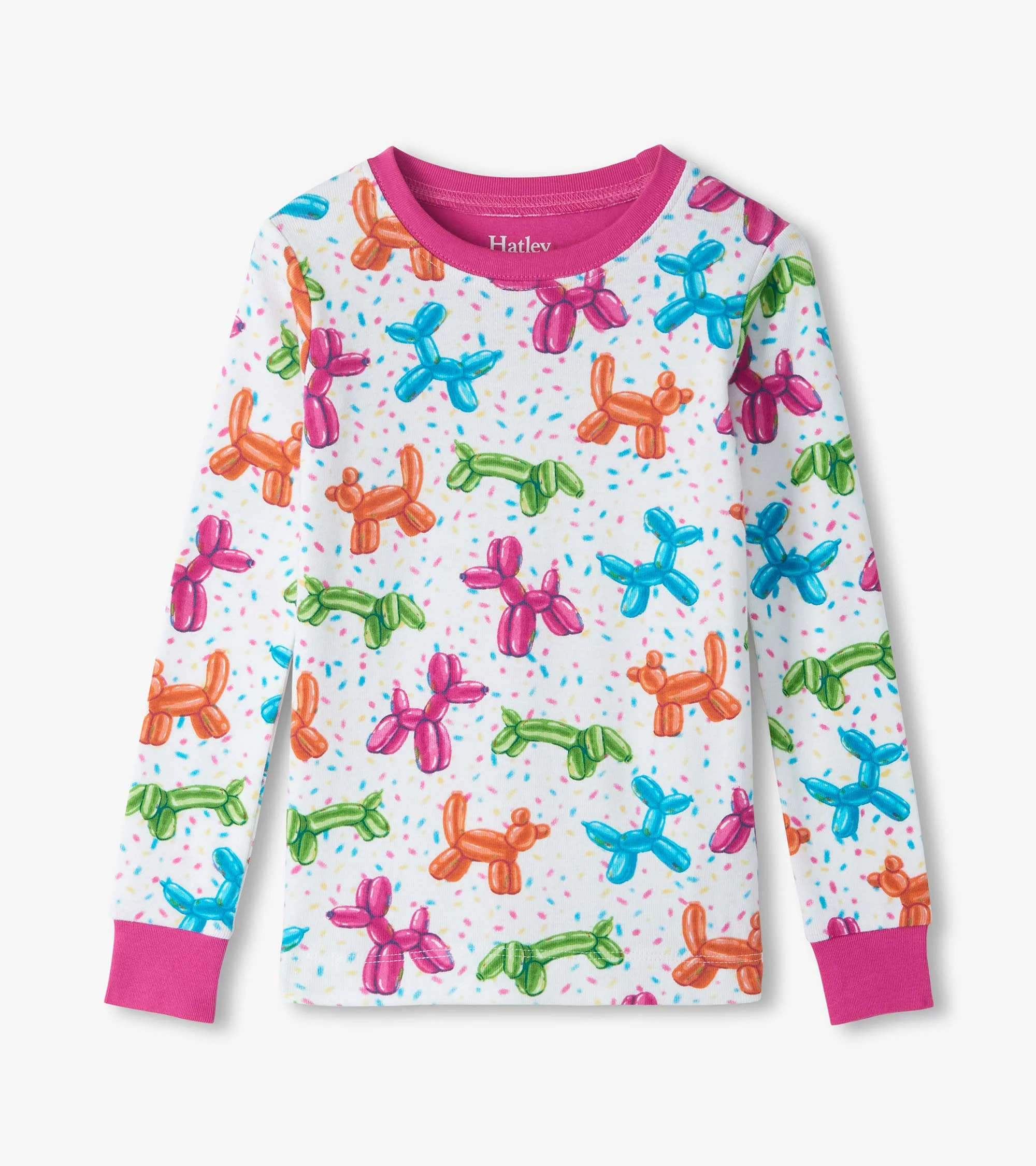 Girls Balloon Pets Cotton Pajama Set - Image 2
