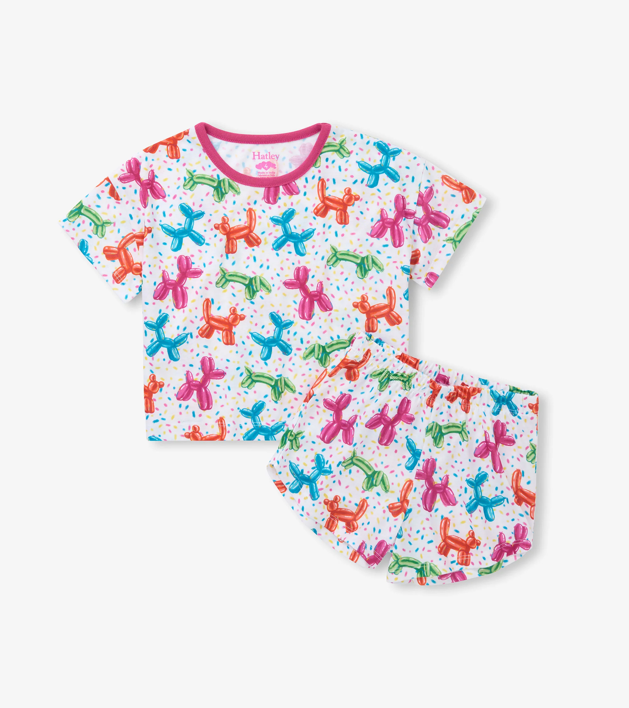 Girls Balloon Pets Short Sleep Set - Image 2