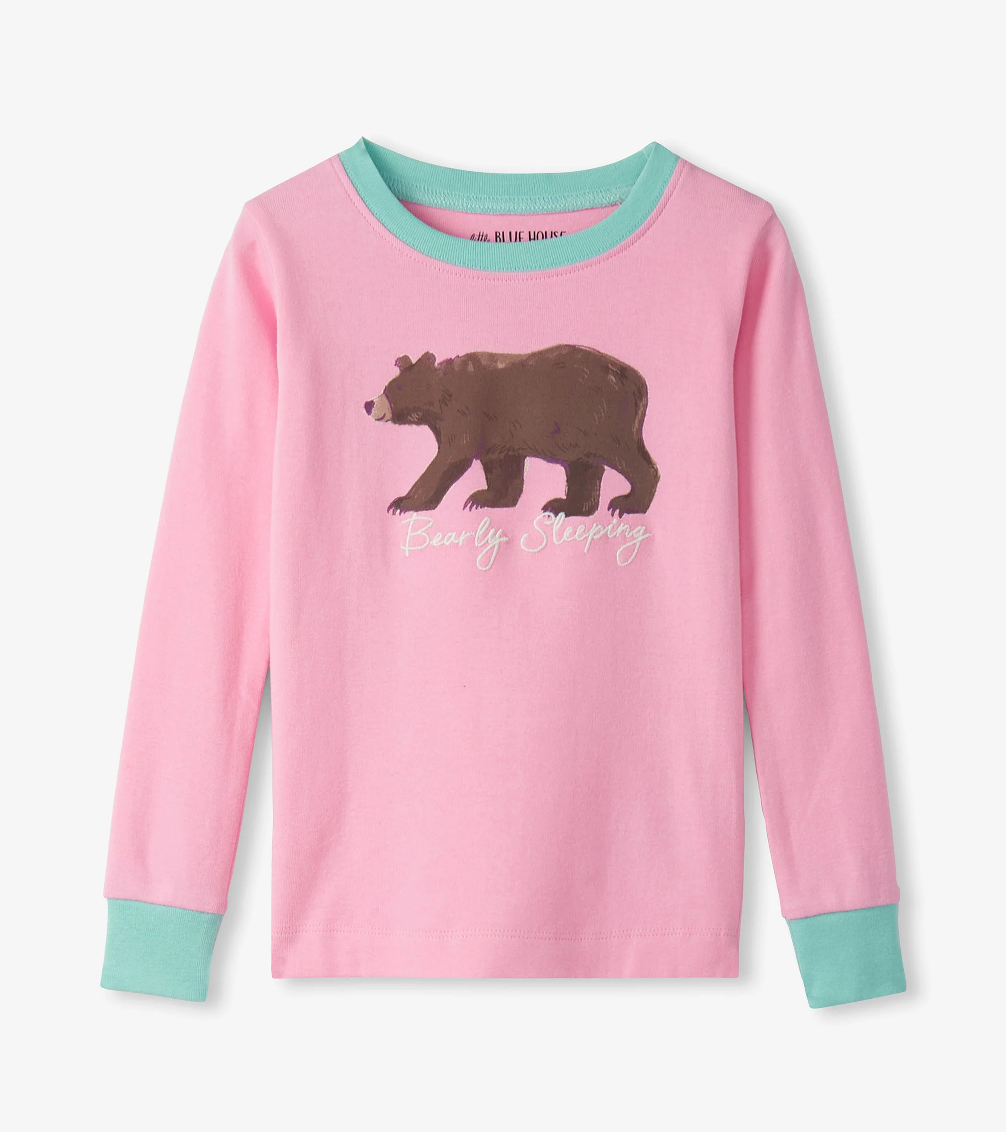 Girls Bearly Sleeping Pajama Set - Image 3