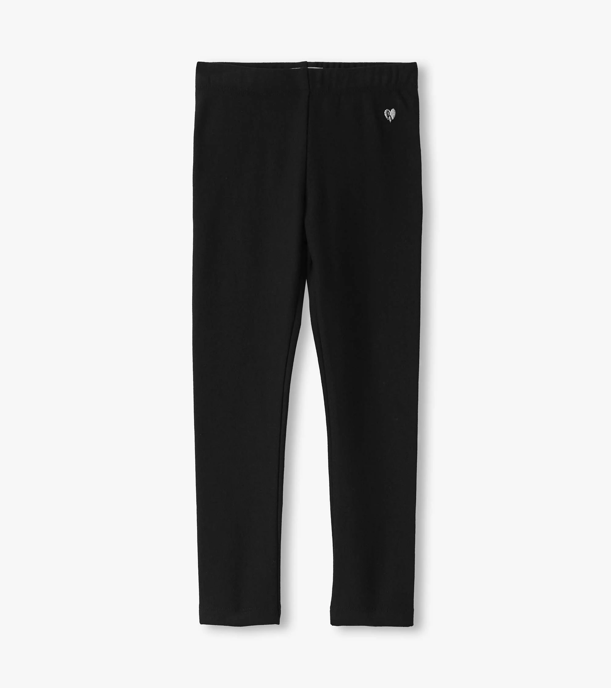 Girls Black Cozy Leggings