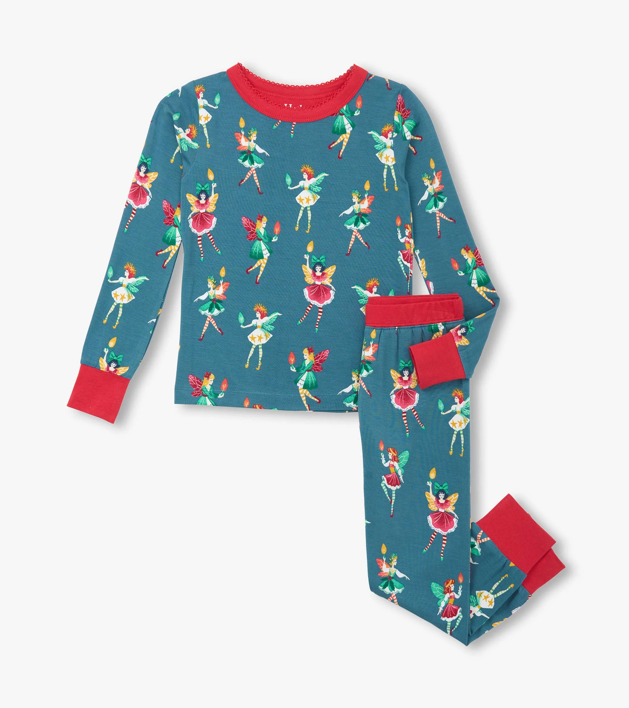 Girls Bright Fairies Bamboo Pajama Set