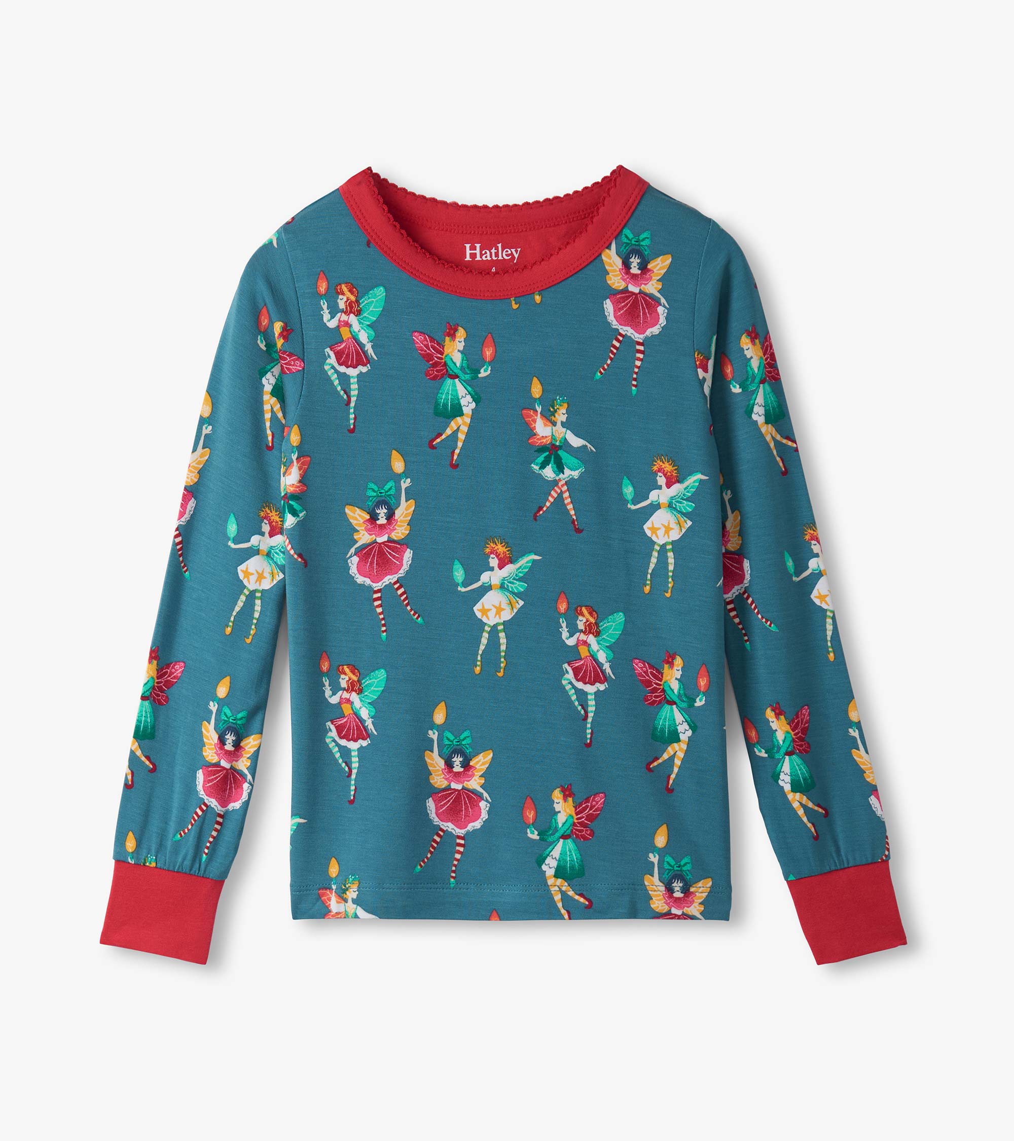 Girls Bright Fairies Bamboo Pajama Set - Image 2