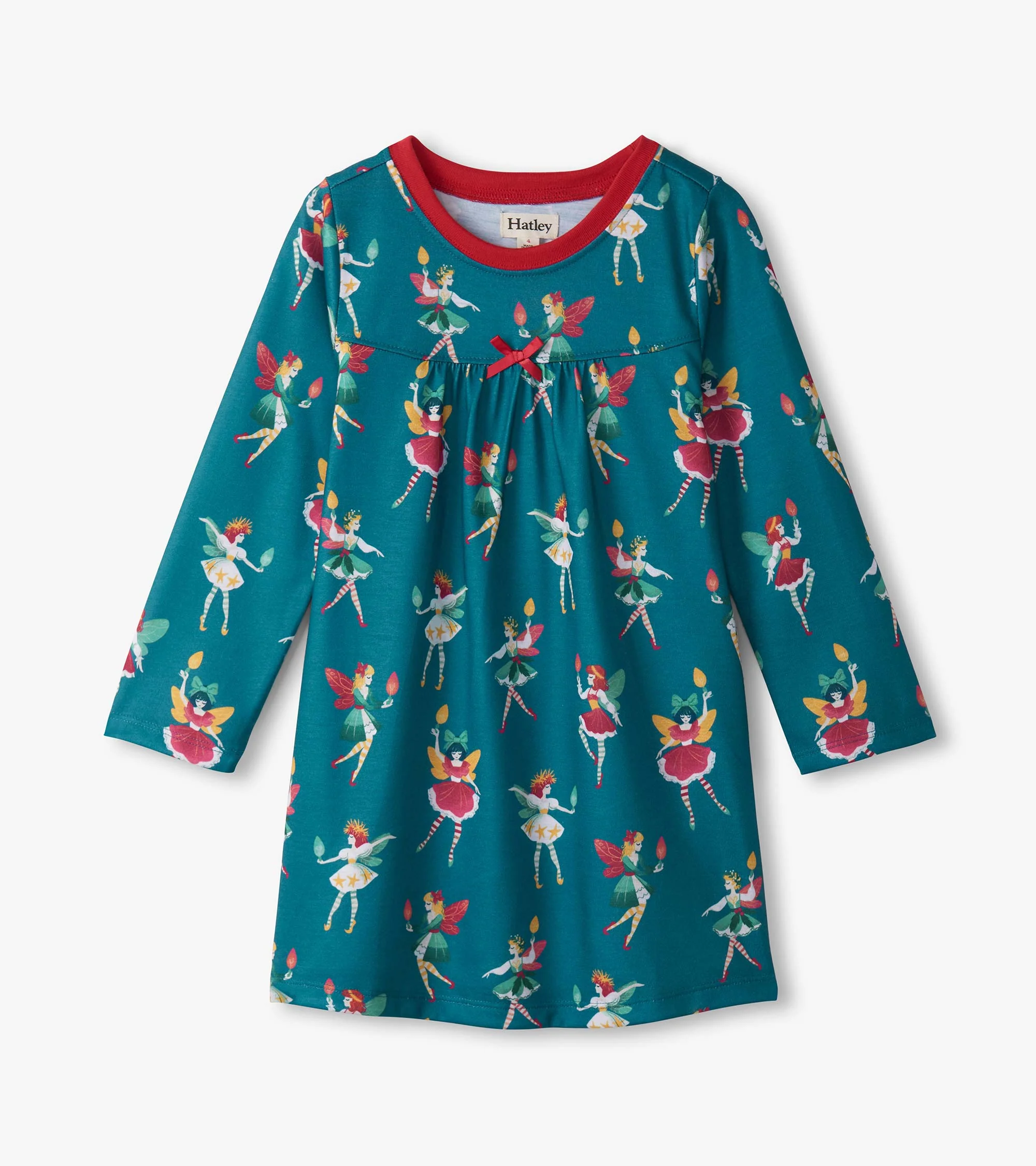 Girls Bright Fairies Long Sleeve Nightdress