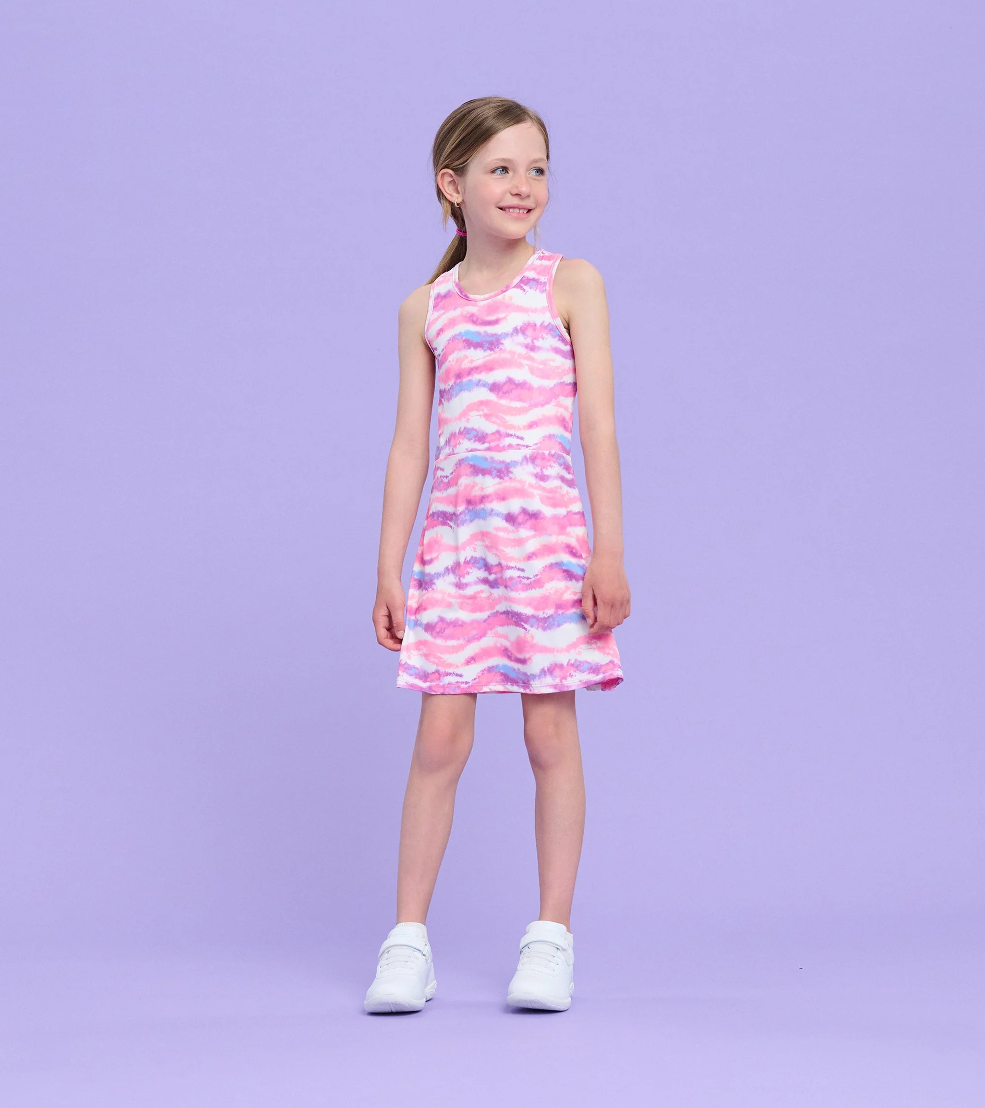 Girls Candy Ombre Active A-Line Dress - Image 3