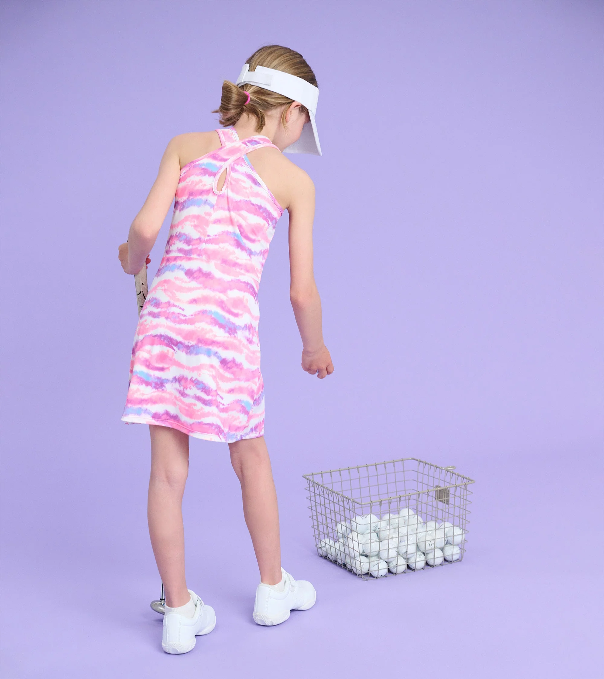 Girls Candy Ombre Active A-Line Dress - Image 5