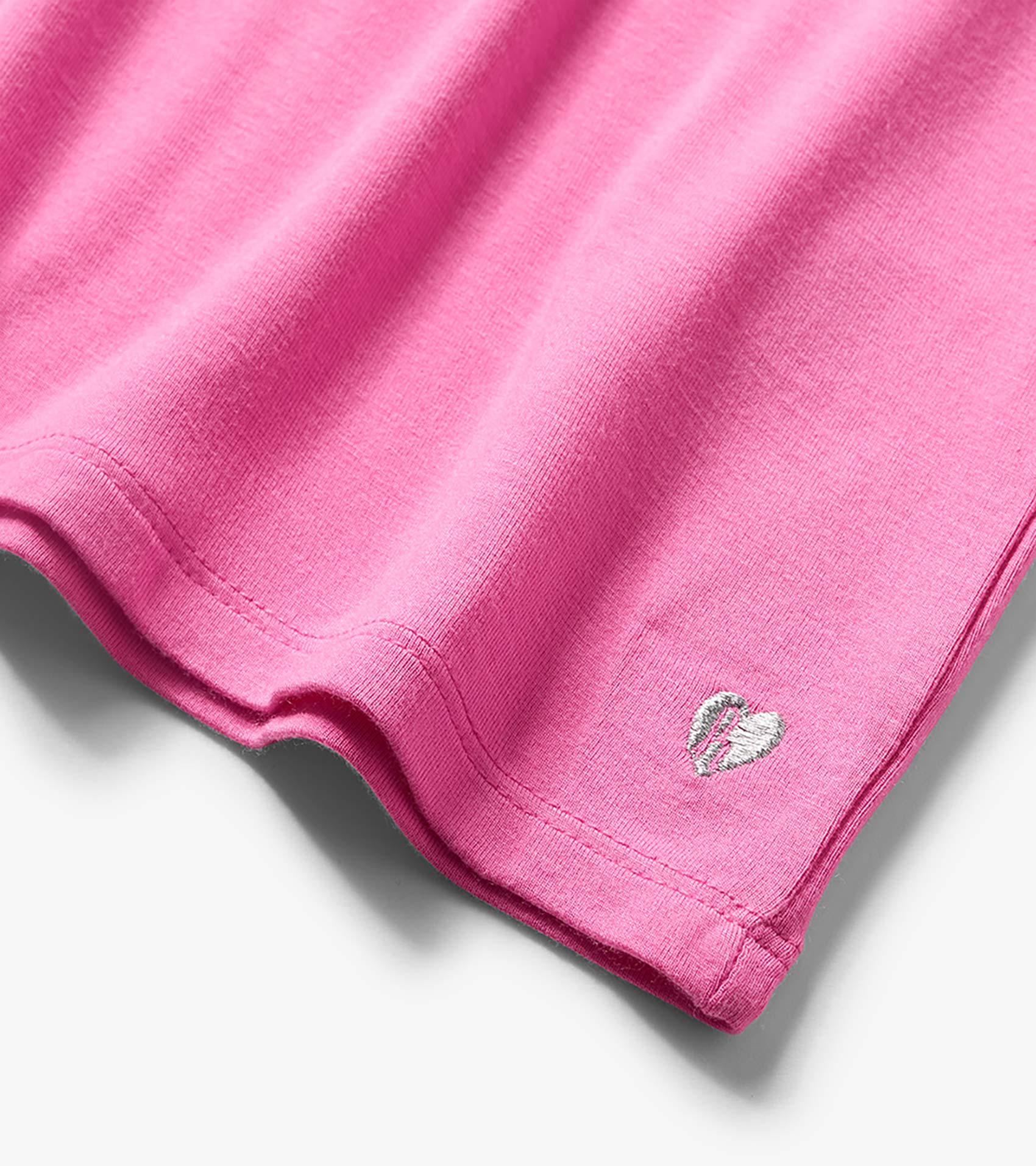 Girls Candy Pink Pocket T-Shirt - Image 3