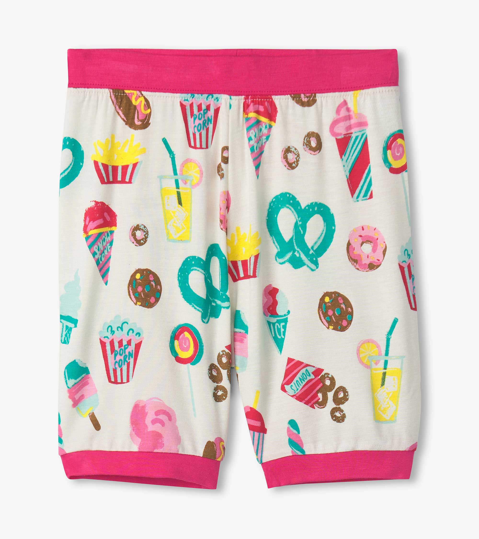 Girls Carnival Treats Bamboo Short Pajama Set - Image 4