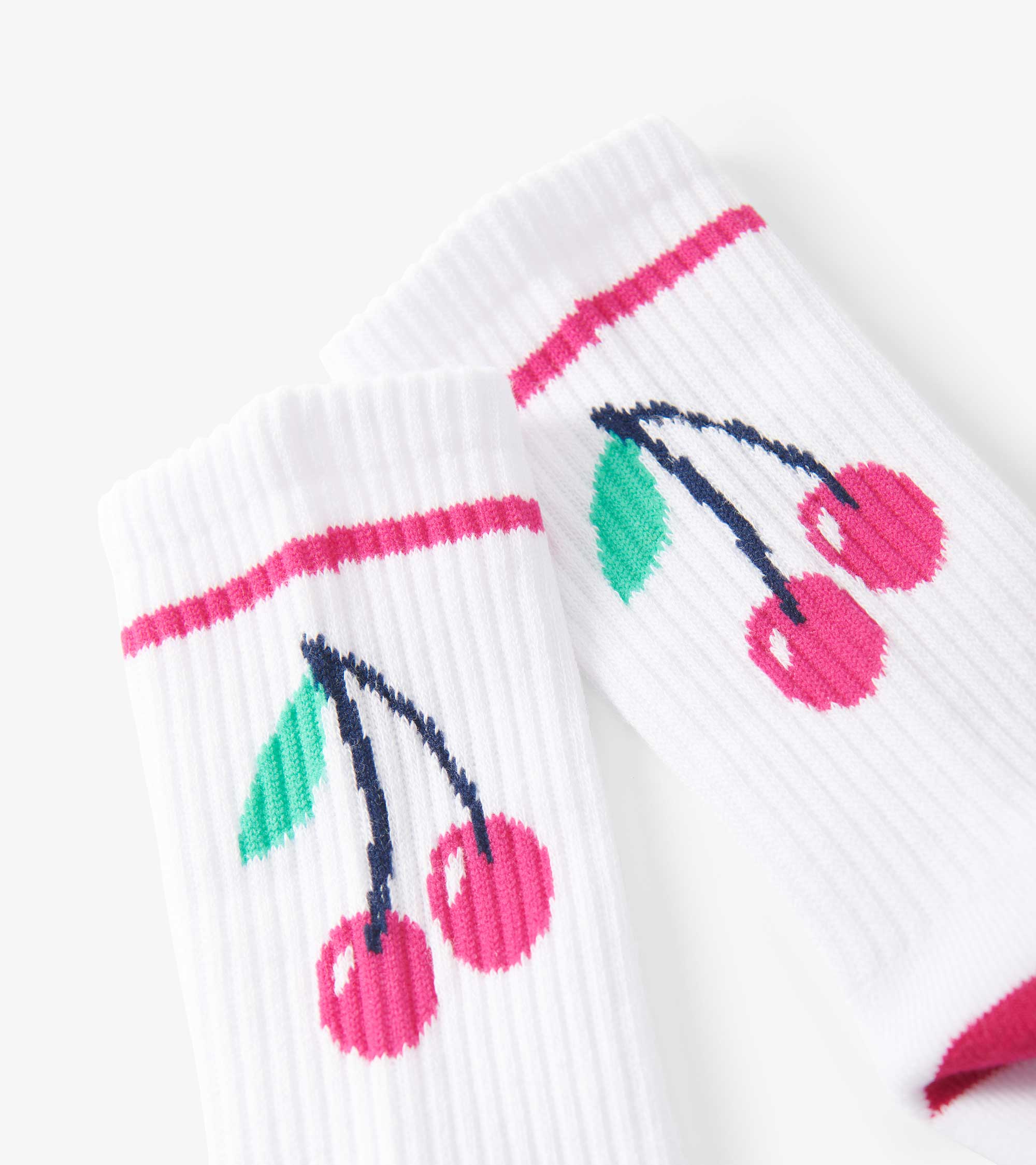 Girls Cherry Tube Socks - Image 2