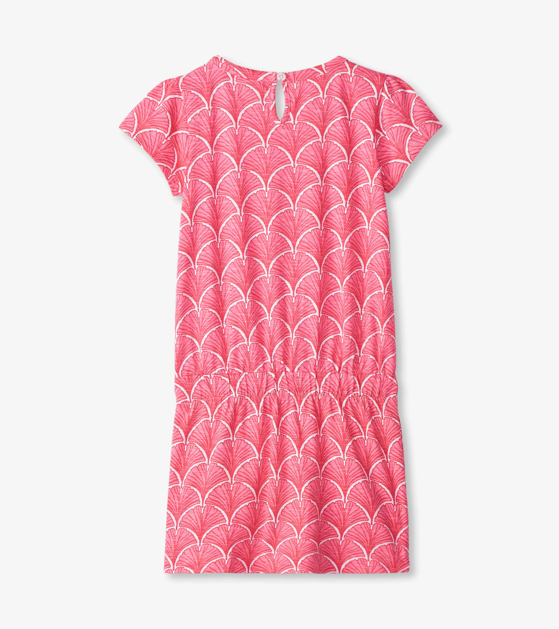 Girls Coral Fans T-Shirt Dress - Image 3