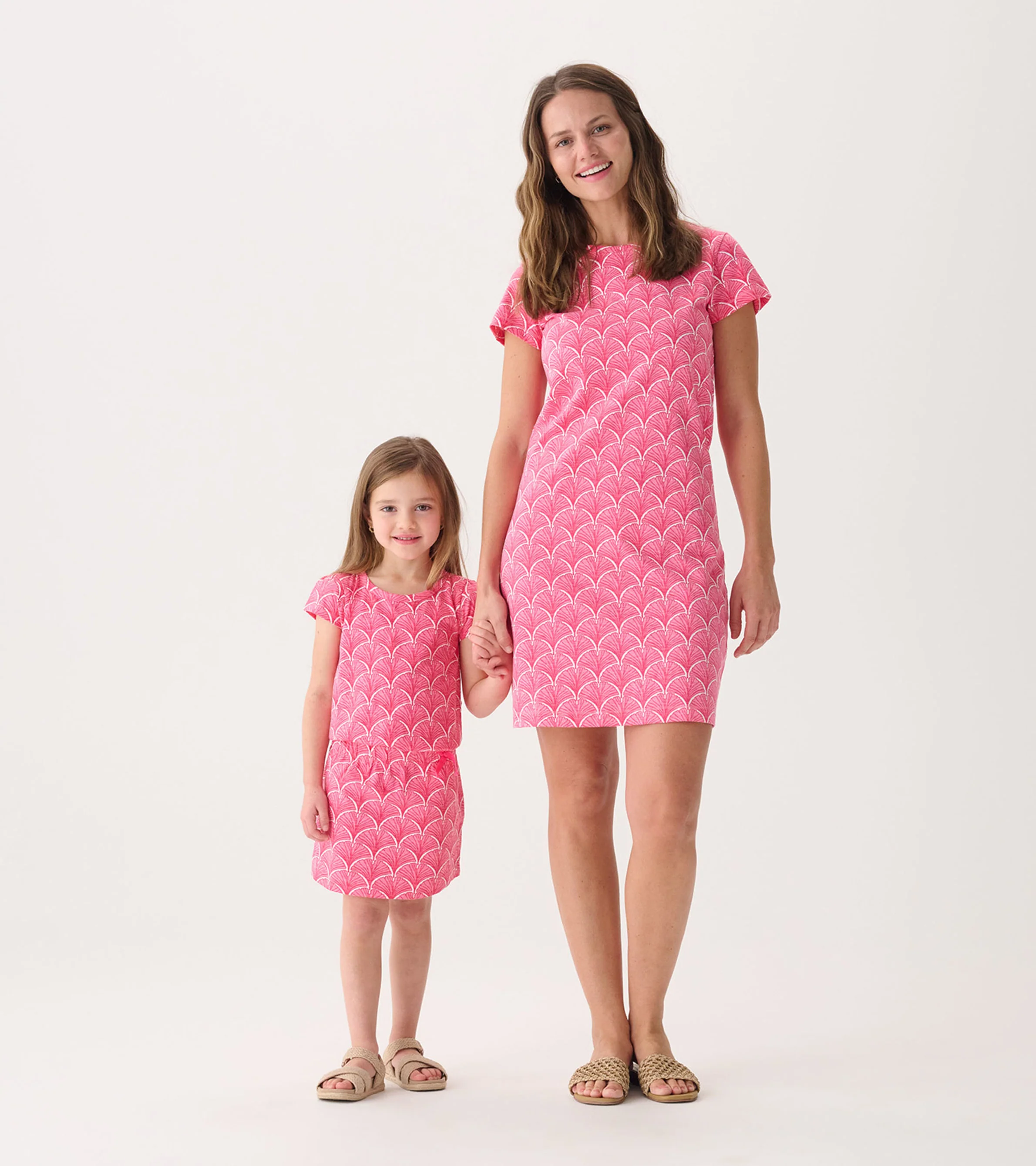 Girls Coral Fans T-Shirt Dress - Image 4