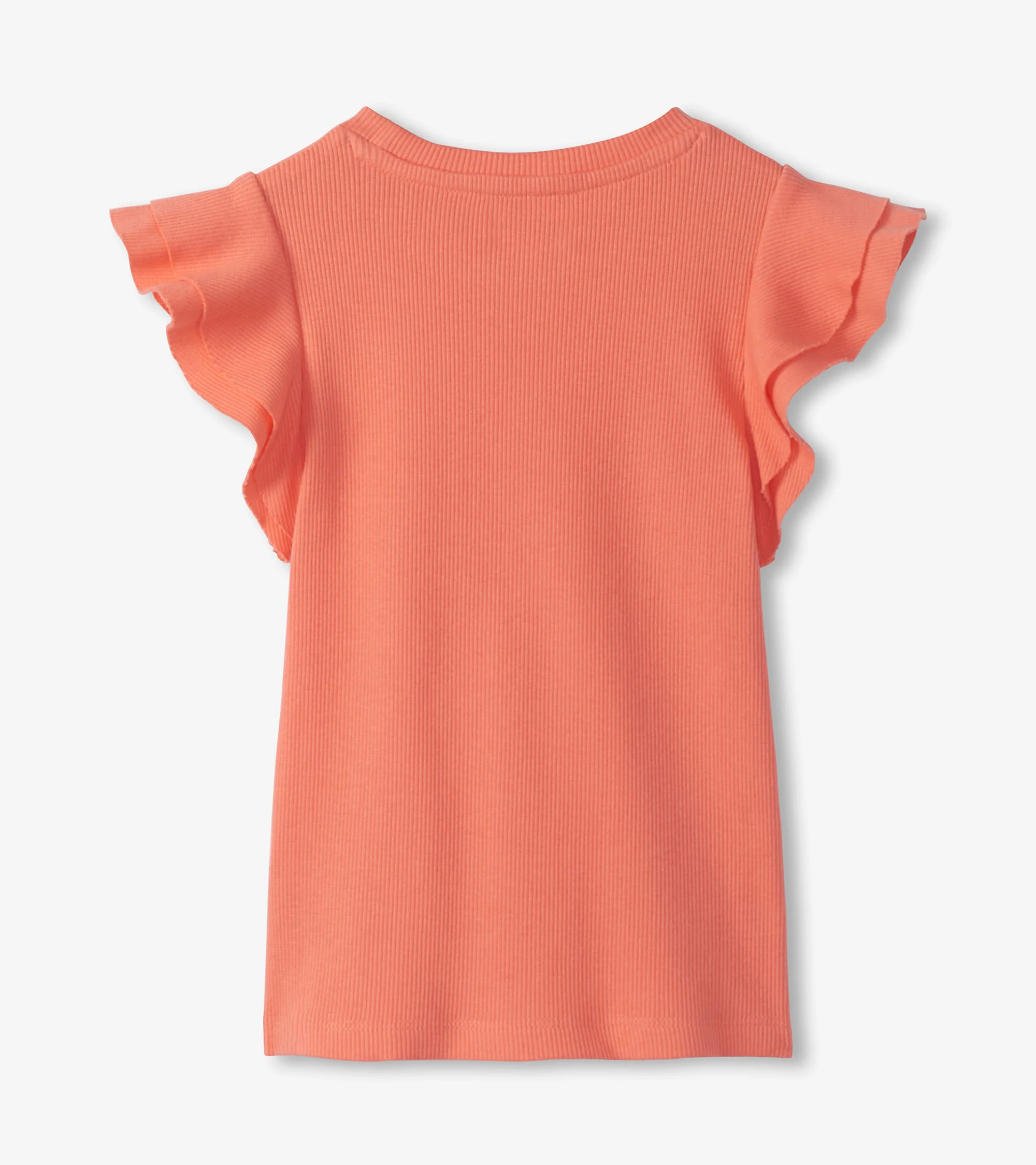 Girls Coral Fusion Ruffle Sleeve Tank - Image 2