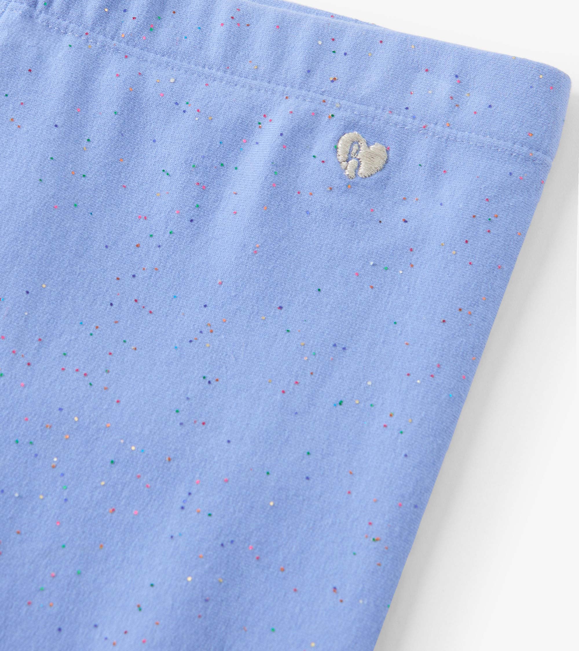 Girls Cornflower Blue Cozy Leggings - Image 3