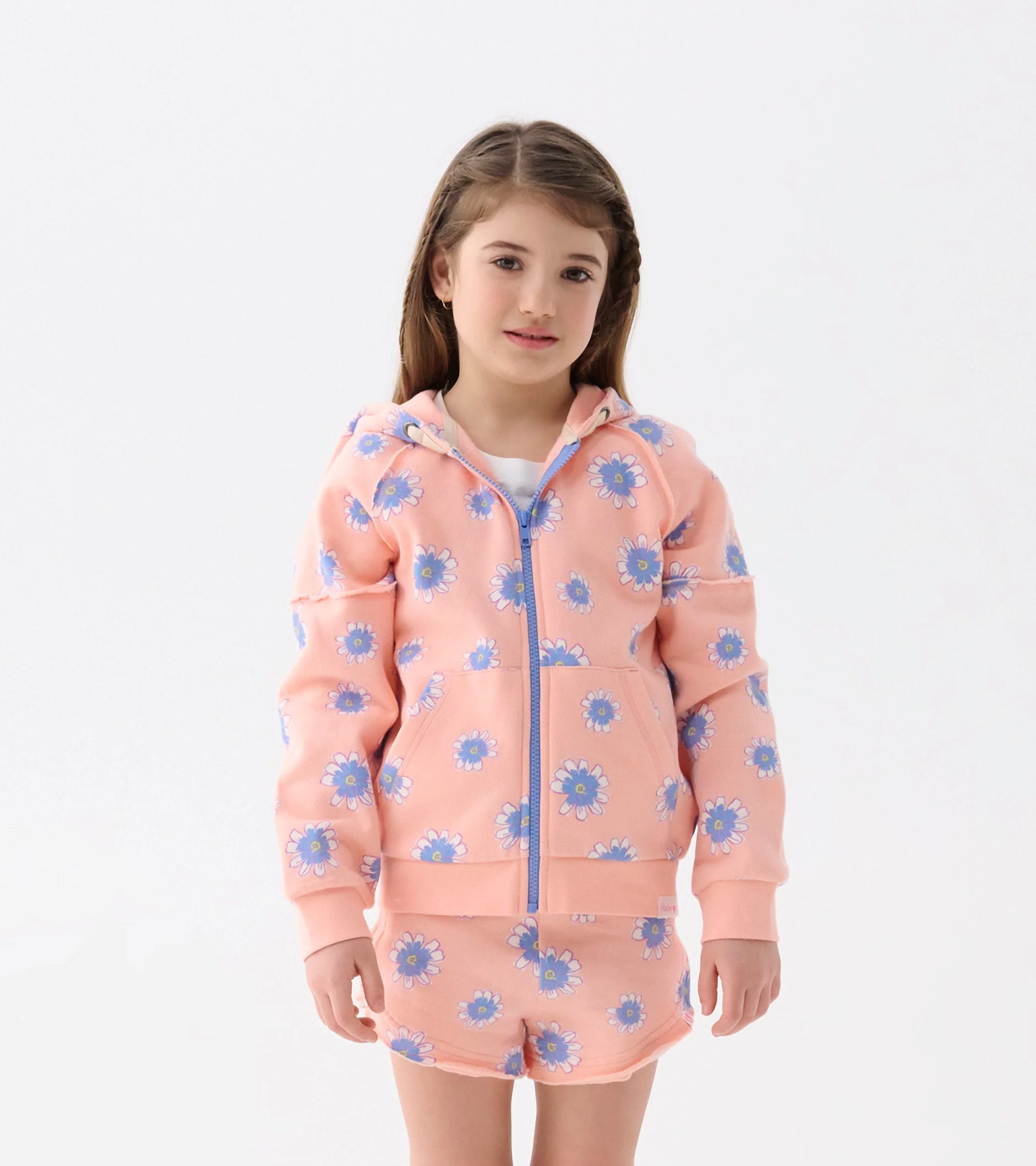 Girls Doodle Daisy Pull On Shorts - Image 2