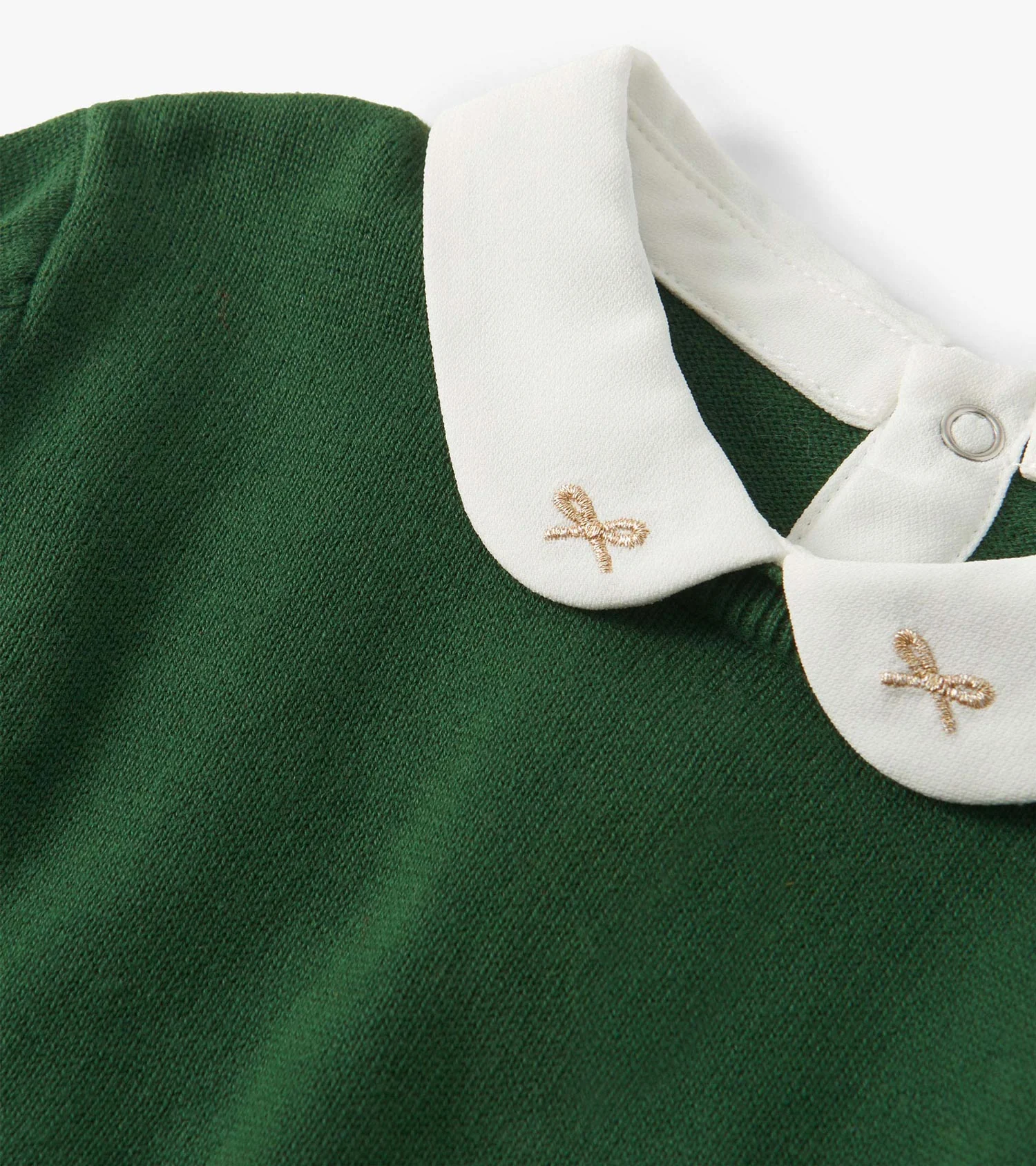Girls Edin Green Little Pea Sweater - Image 4