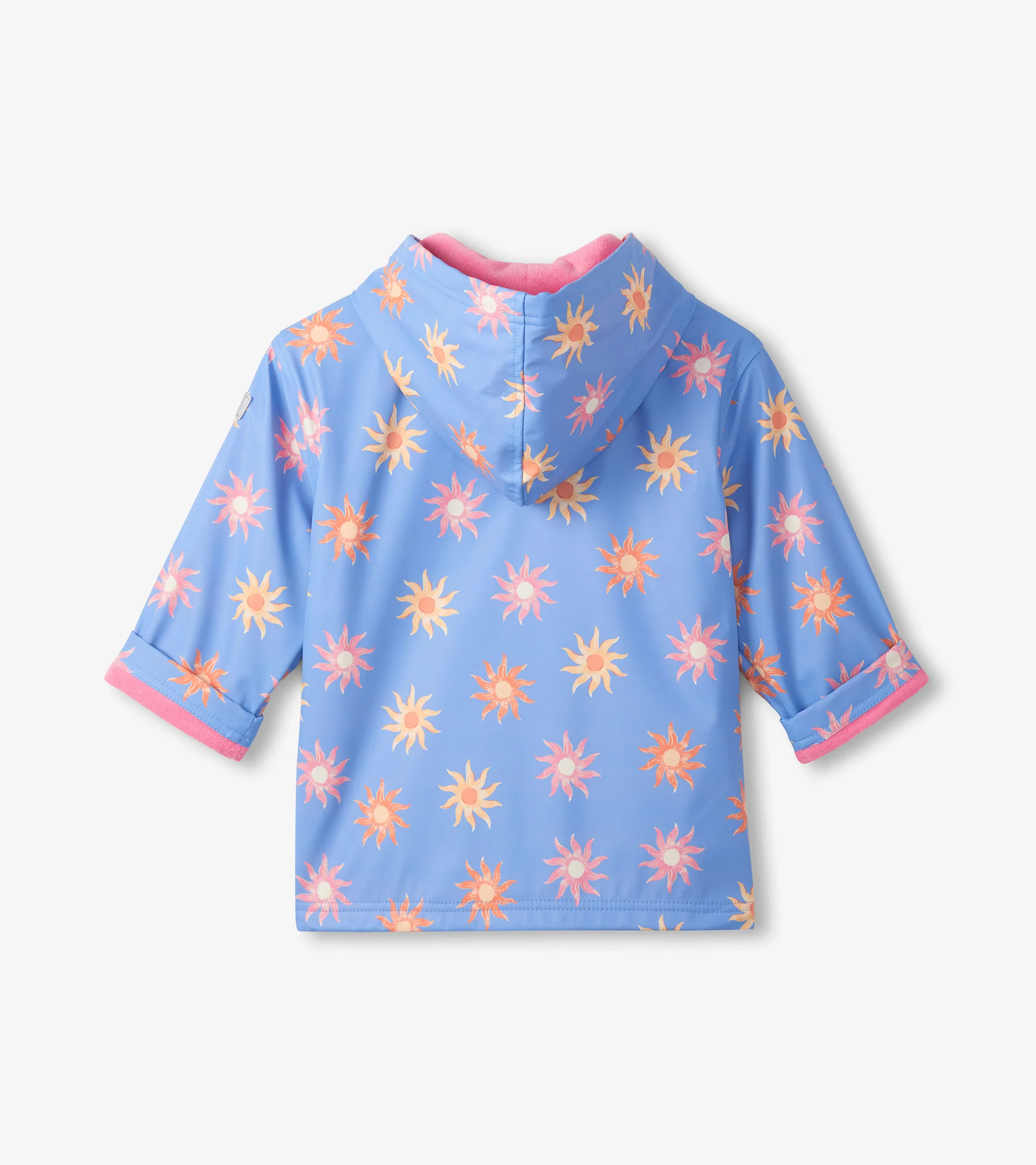 Girls Faded Suns Zip-Up Rain Jacket - Image 4