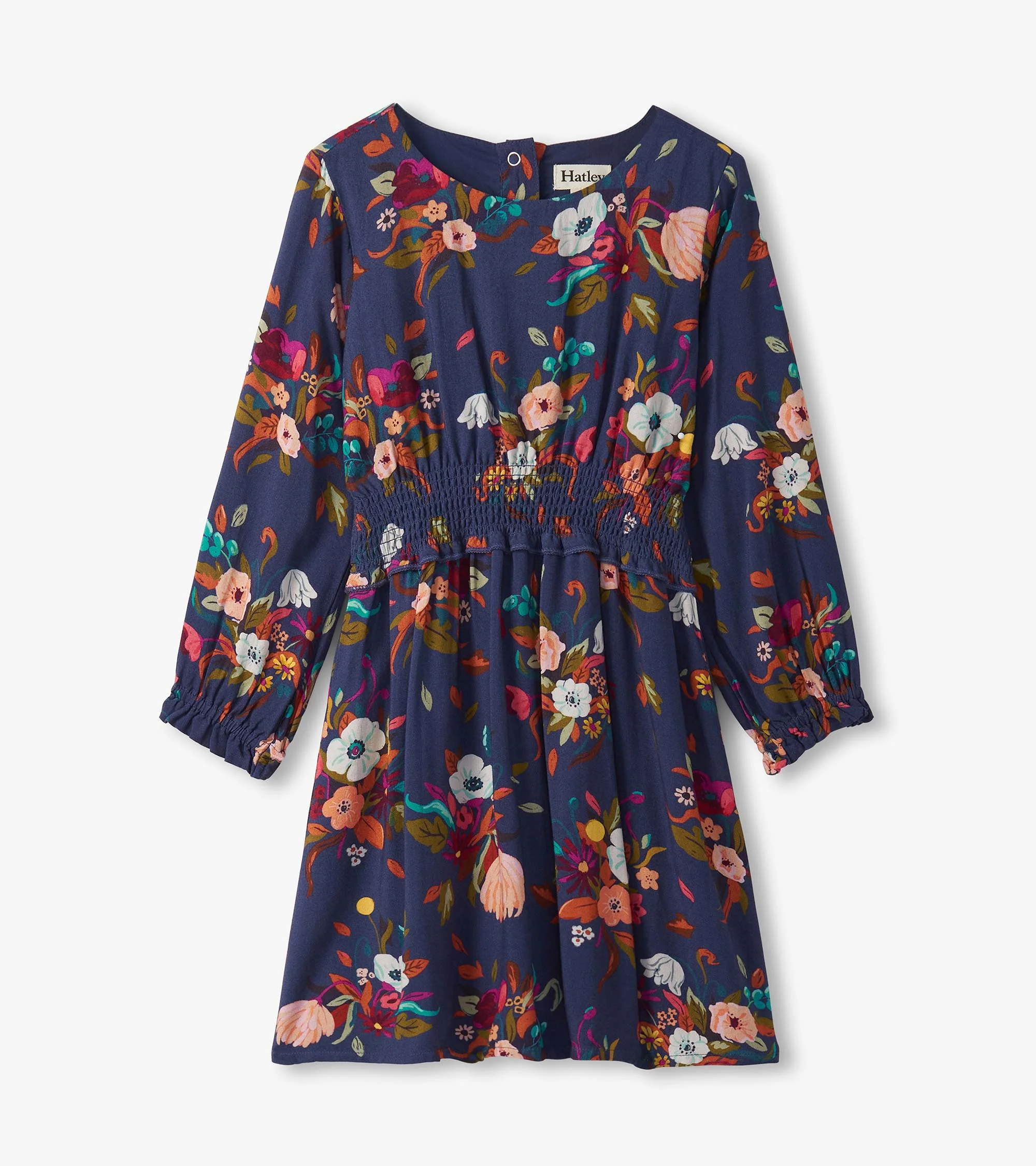 Girls Fall Floral Special Event Dress
