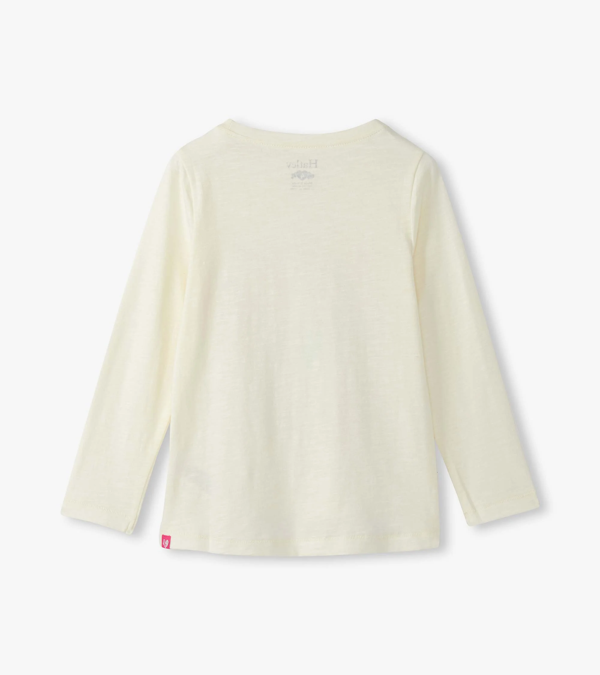 Girls Feathers Long Sleeve Graphic Tee - Image 2