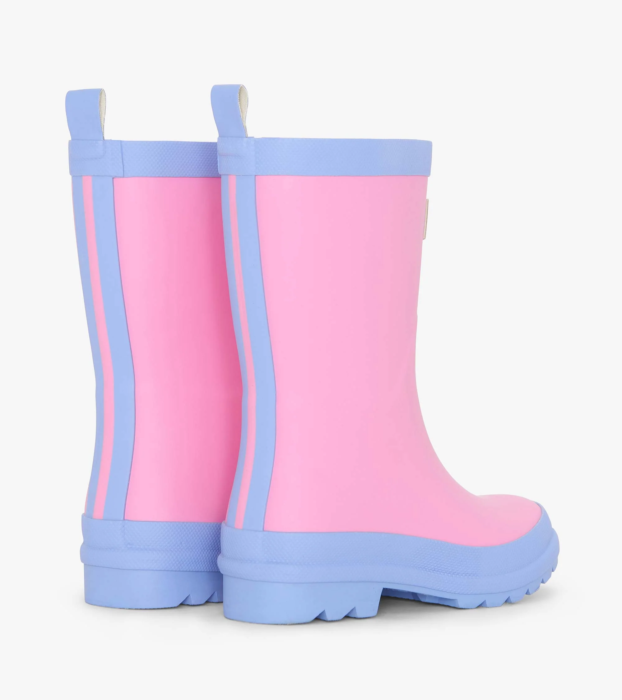 Girls Fuchsia Matte Rain Boots - Image 3