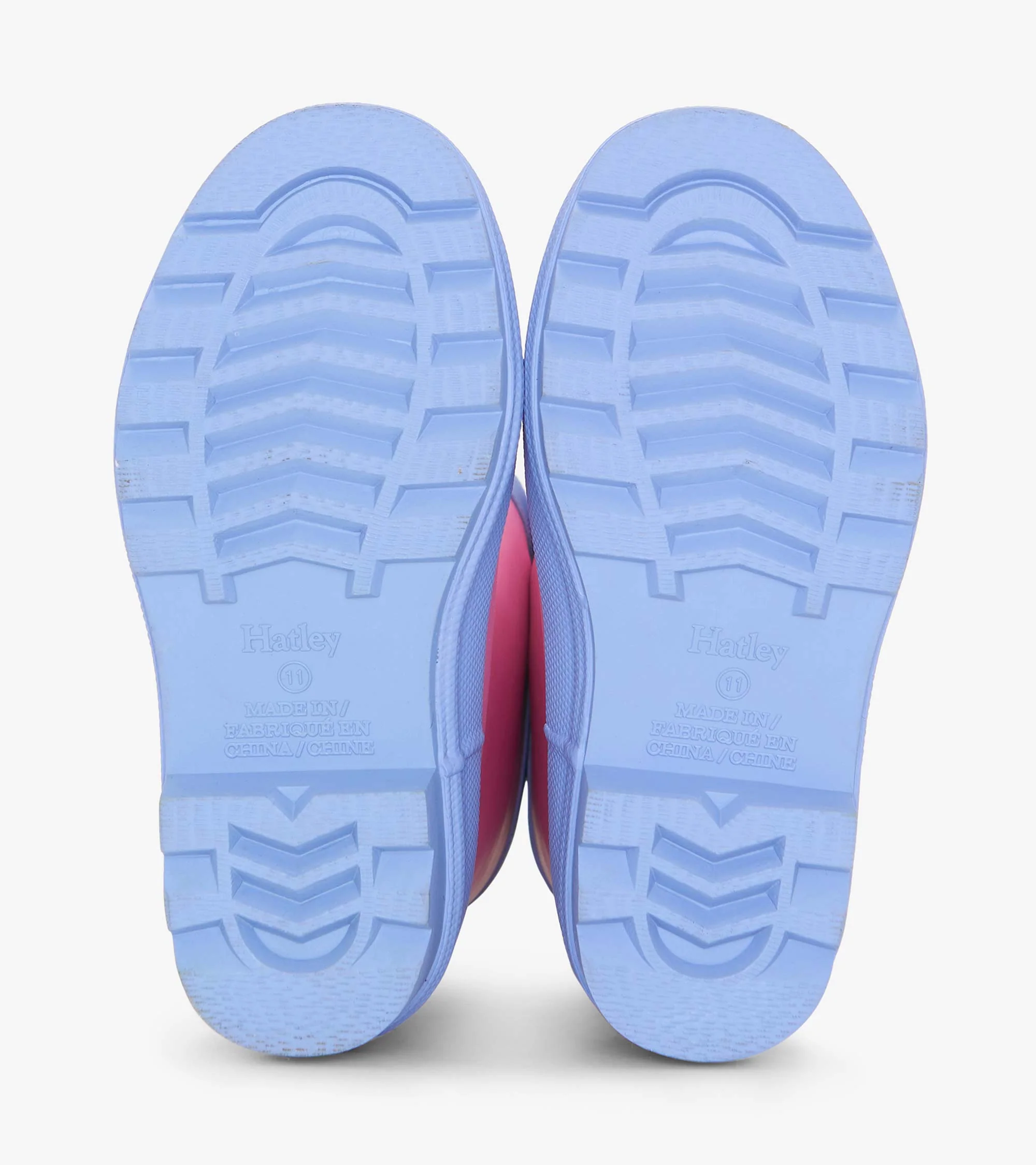 Girls Fuchsia Matte Rain Boots - Image 4