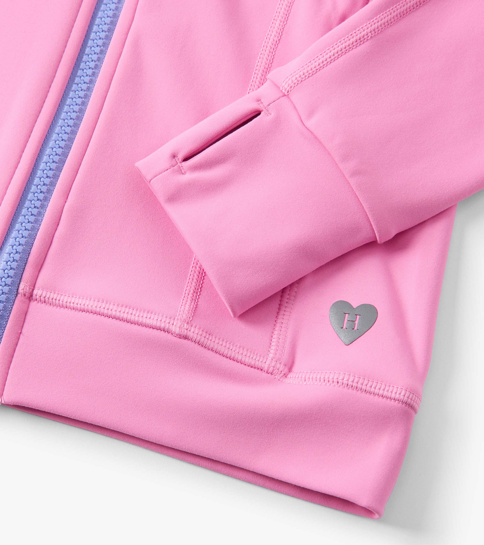 Girls Fuchsia Pink Active Jacket - Image 3
