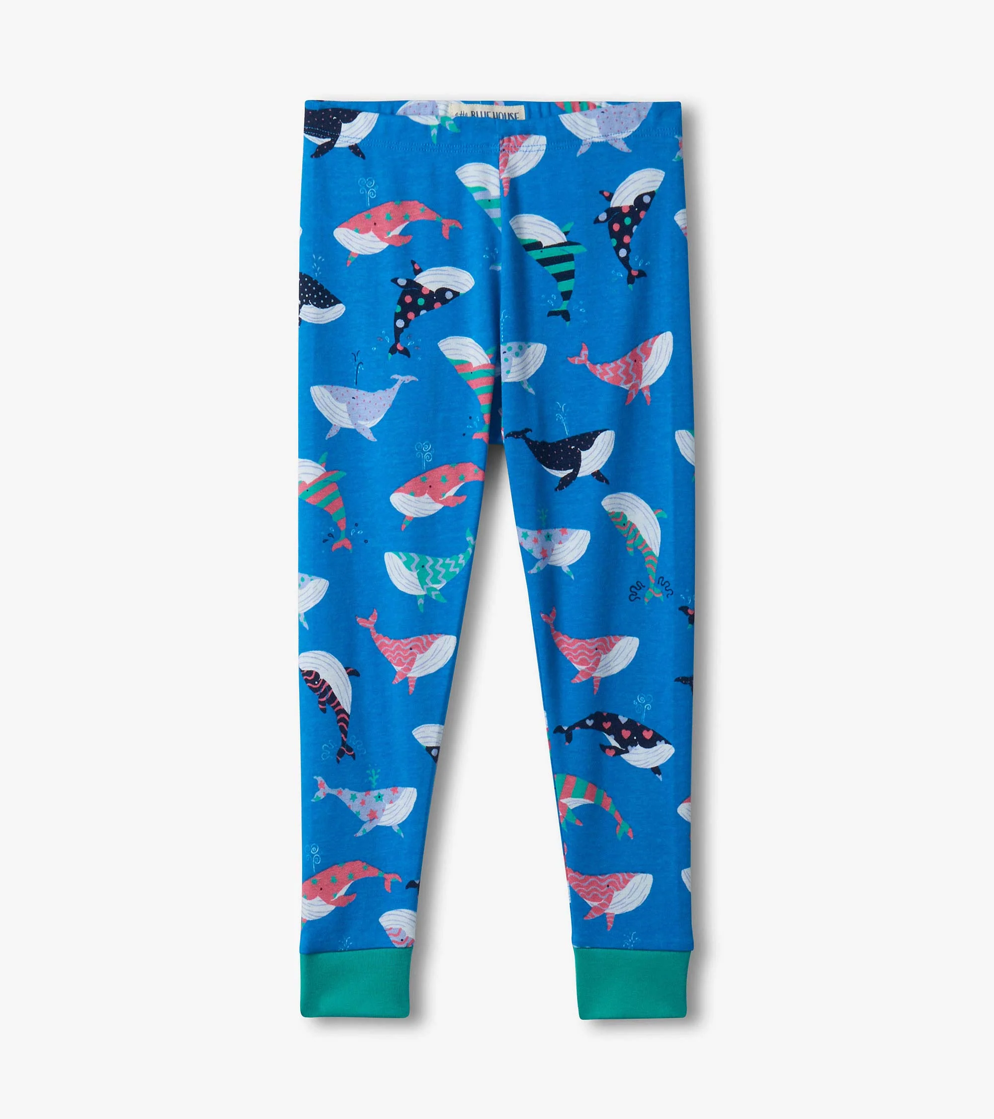 Girls Fun Whales Pajama Set - Image 3