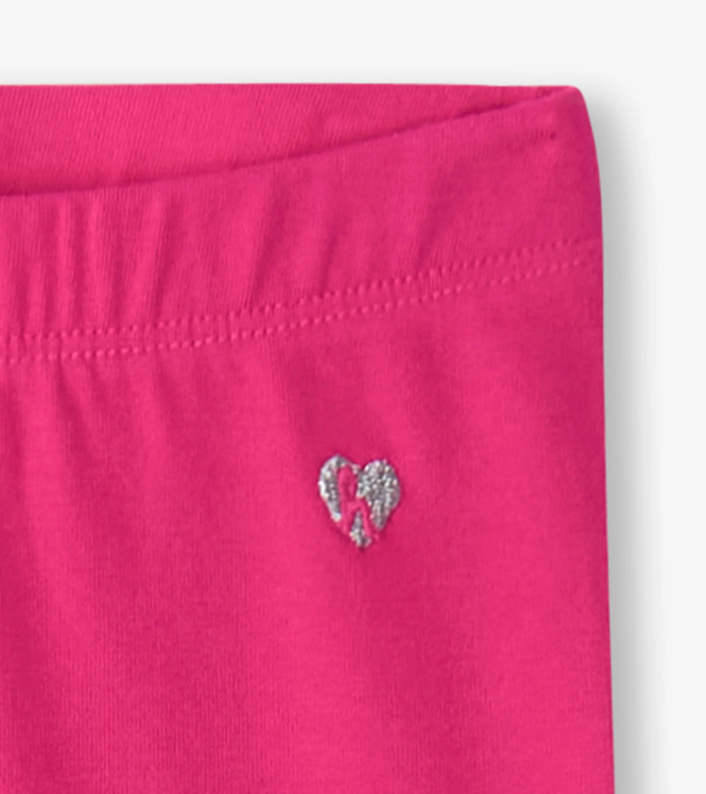 Girls Fuschia Bike Shorts - Image 4