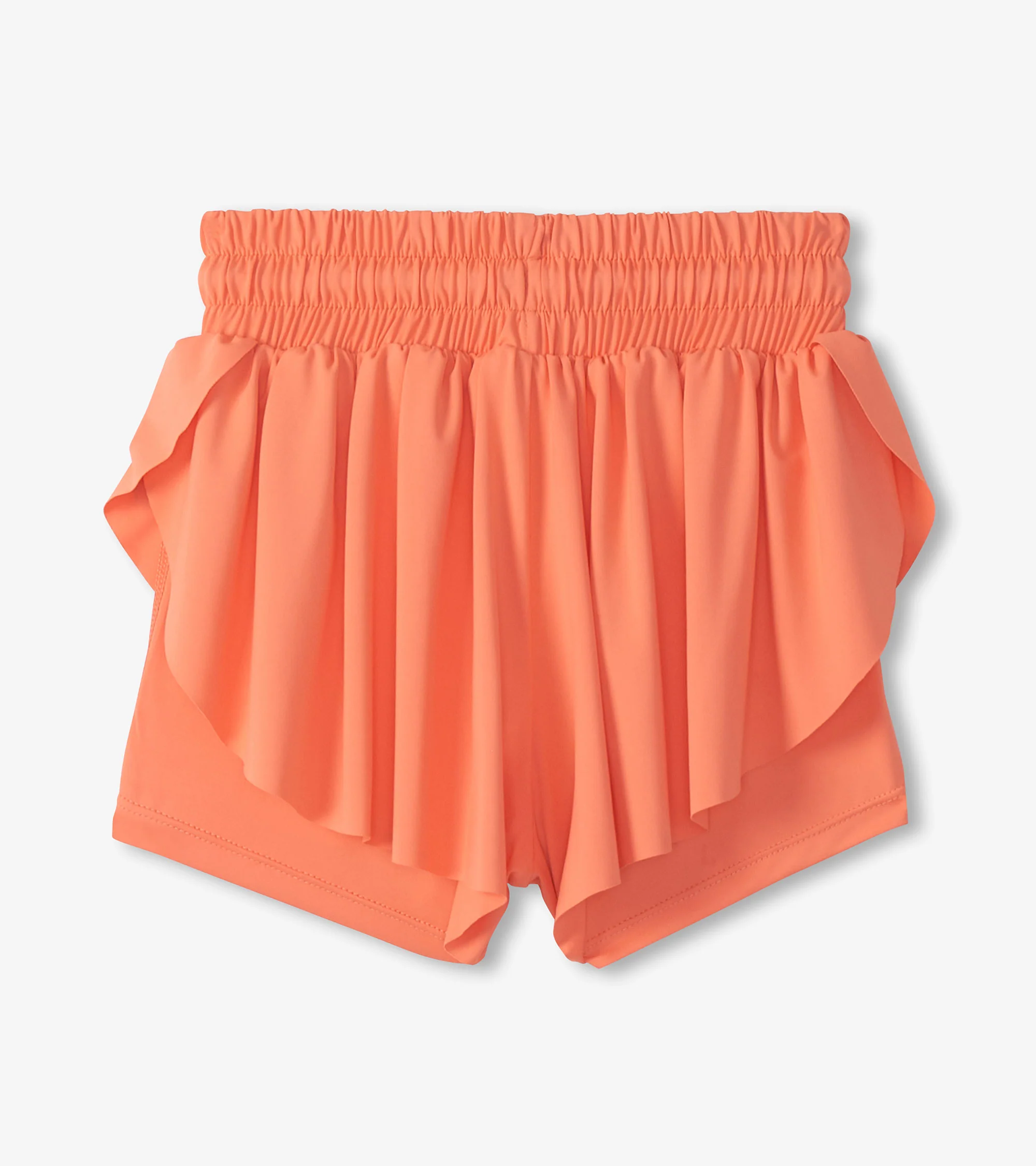 Girls Fusion Coral Running Shorts - Image 3
