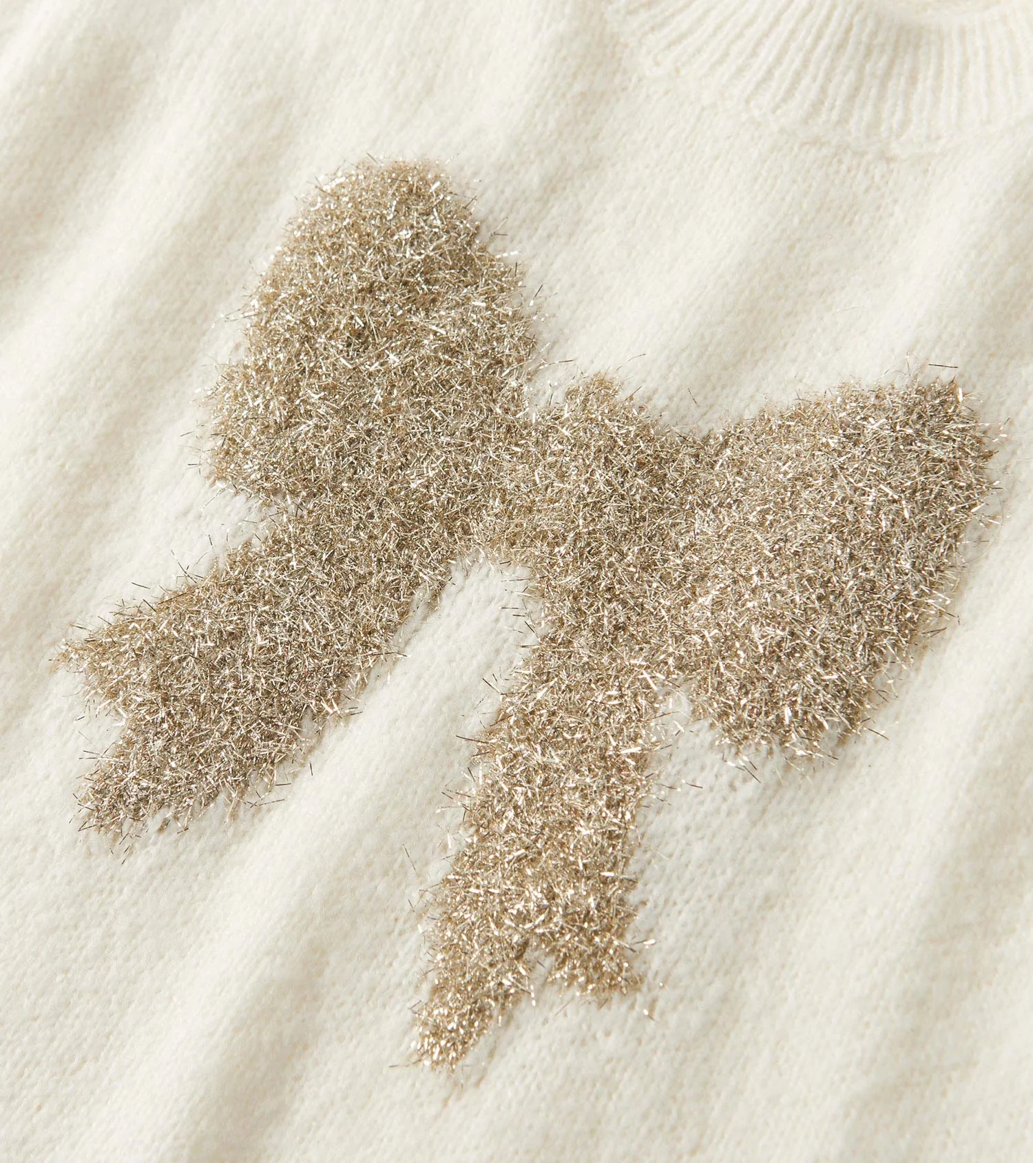 Girls Gold Bow Everywhere Sweater Vest - Image 3