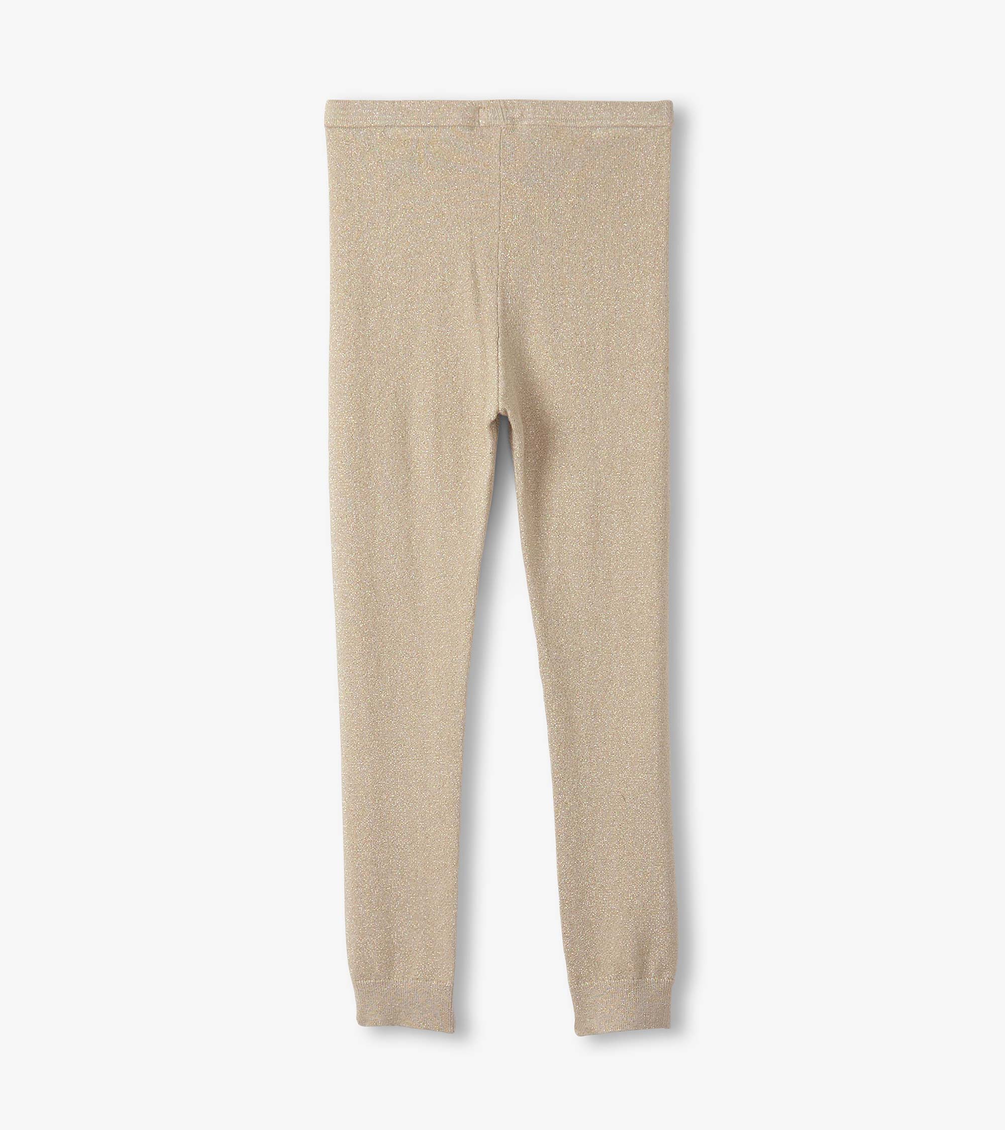Girls Gold Glitter Leggings - Image 2
