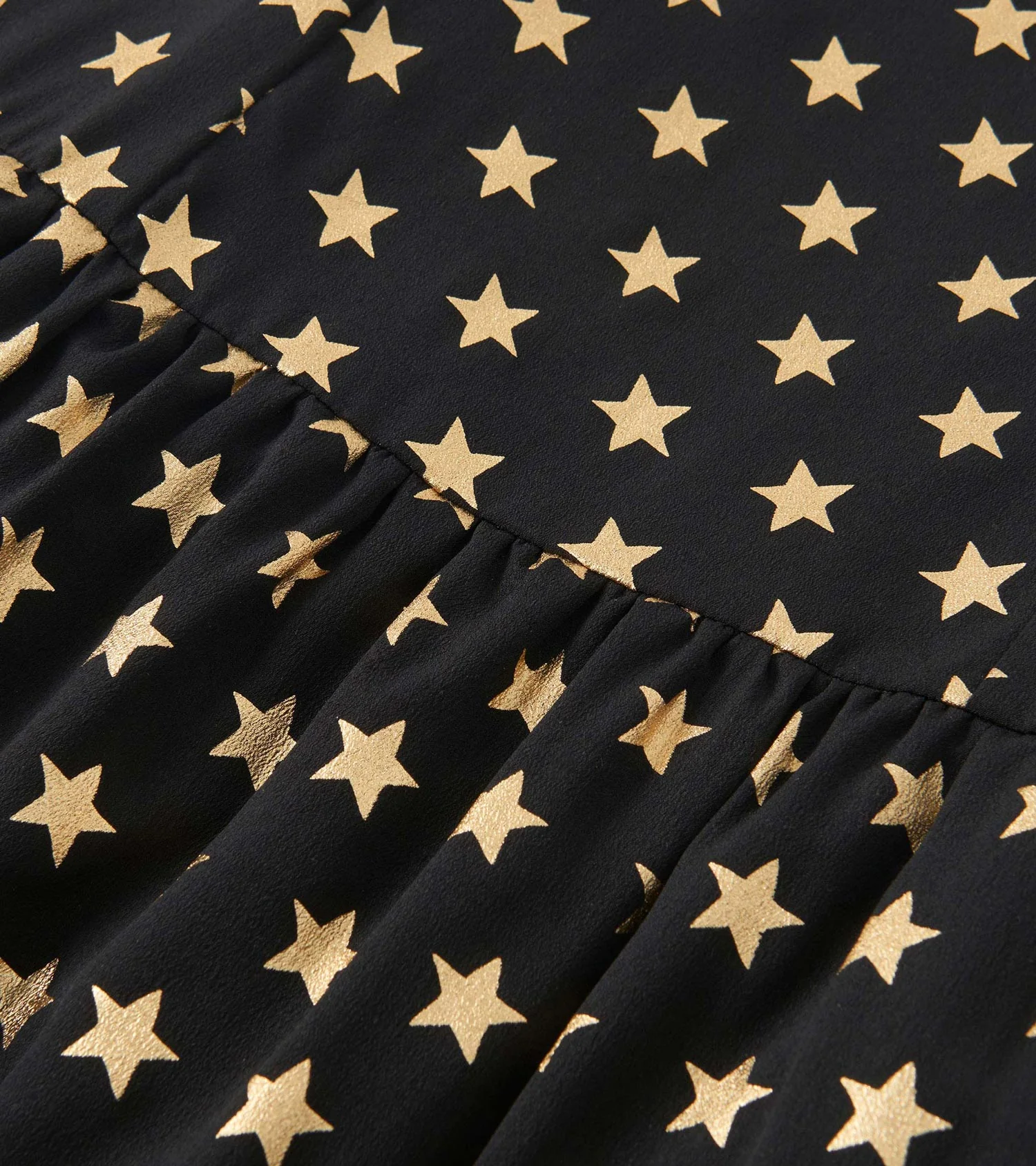 Girls Gold Stars Princess Dress - Image 6
