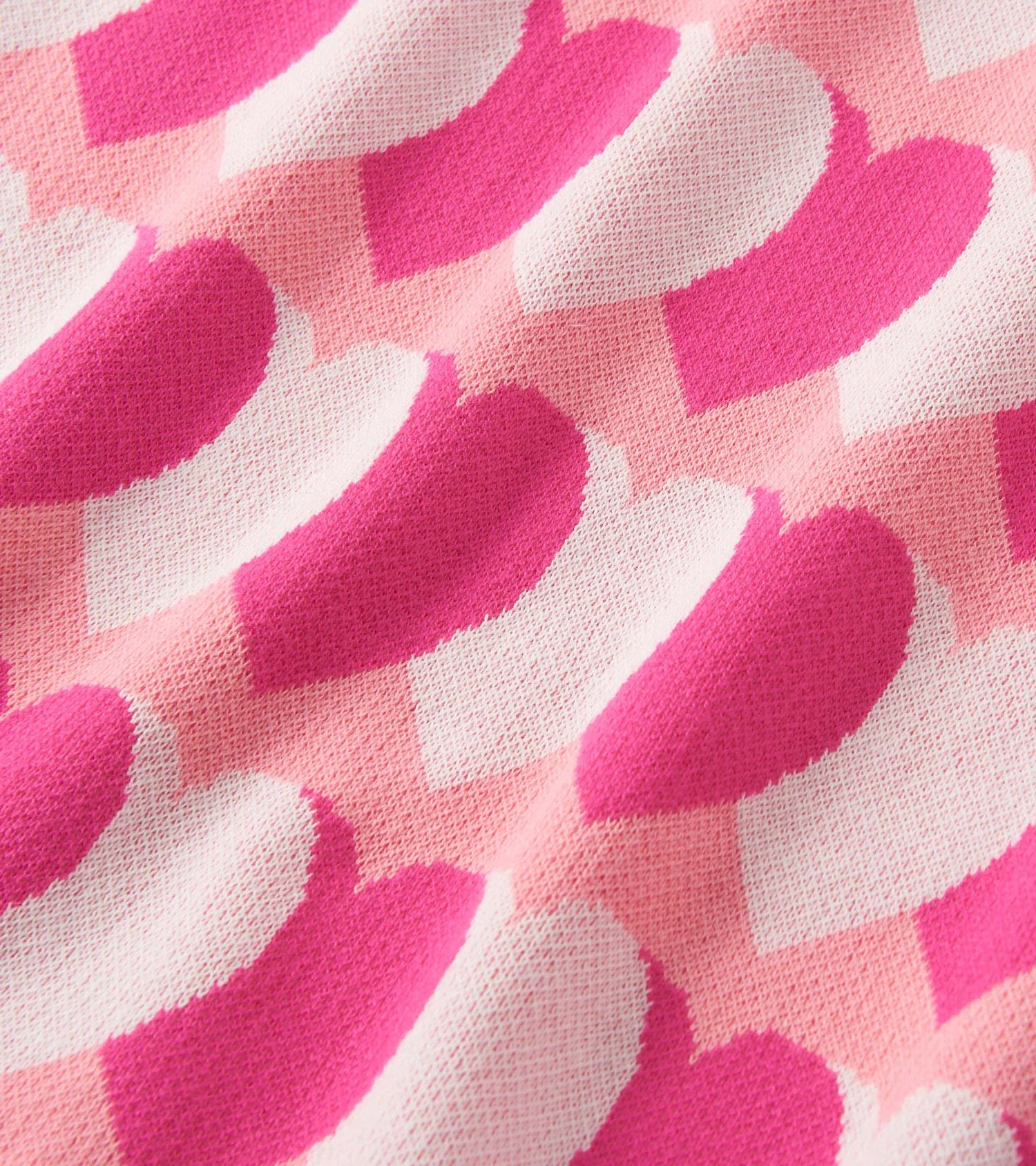 Girls Graphic Hearts Swing Sweater Dress - Image 4