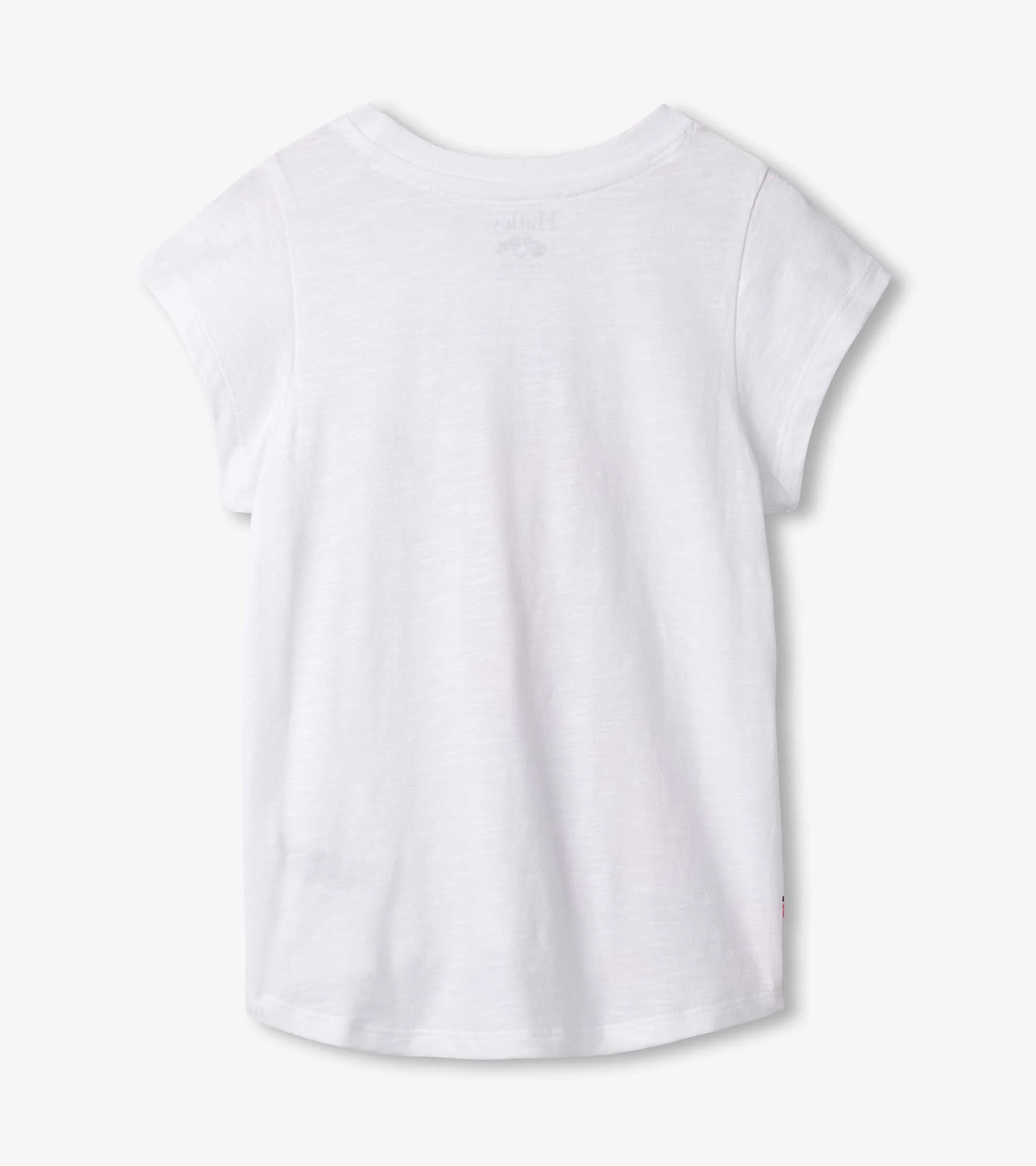 Girls Happy Giraffe Tie Front T-Shirt - Image 2