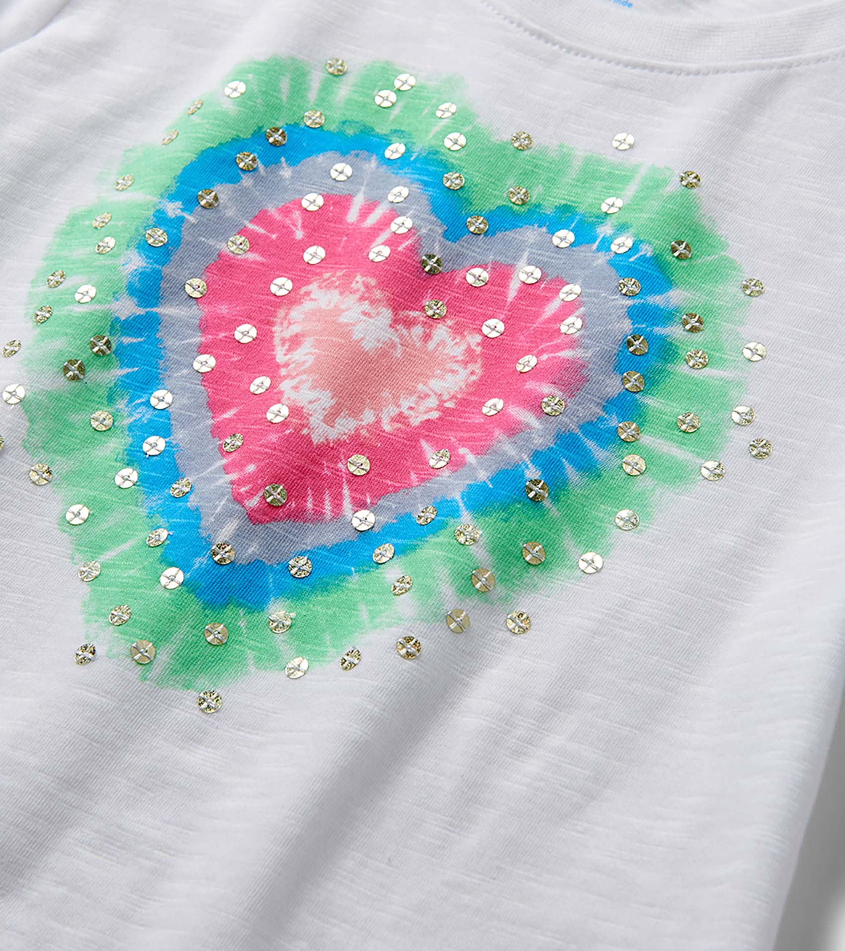 Girls Heart Burst Graphic Tee - Image 3