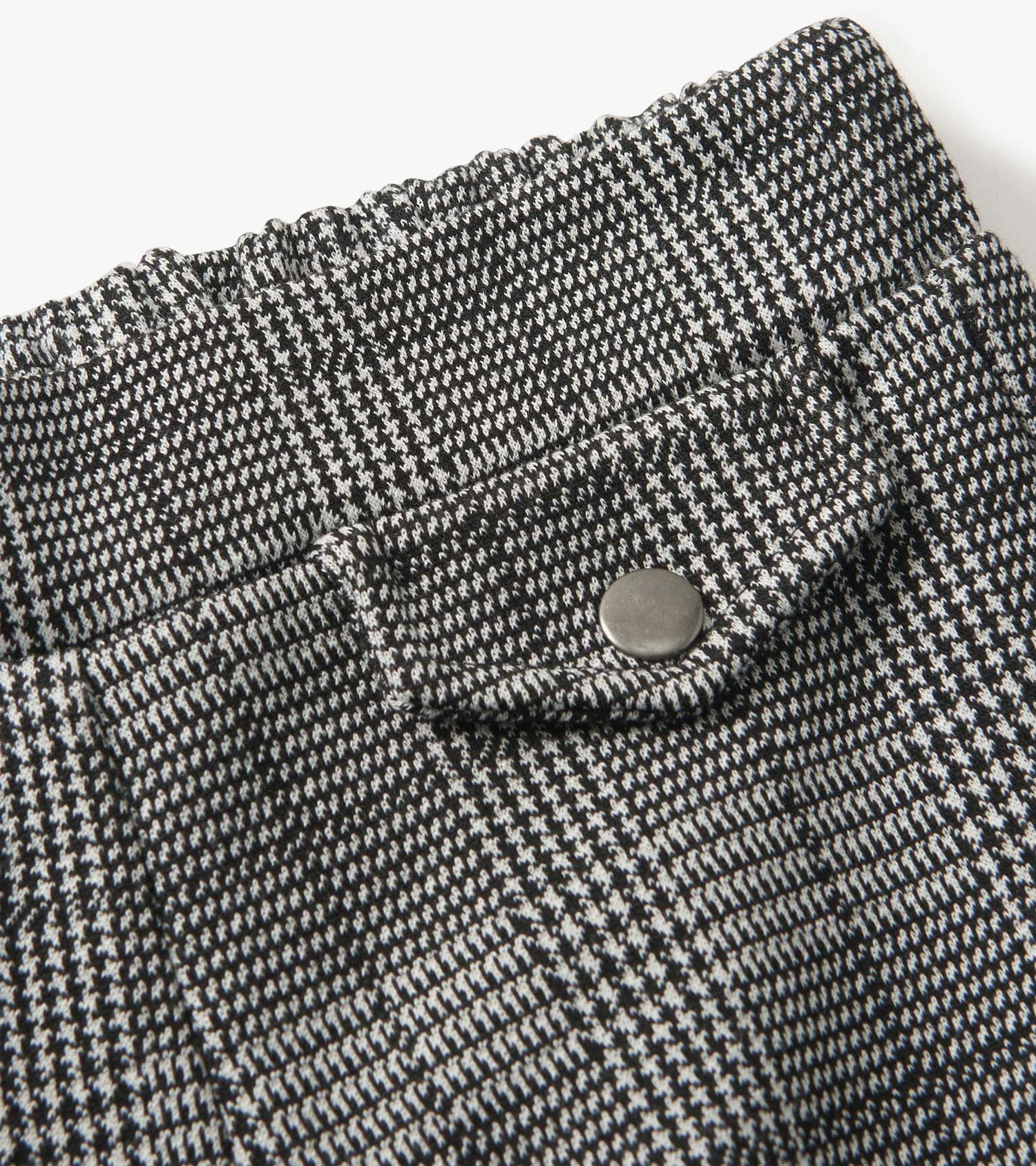 Girls Houndstooth Plaid Wide Leg Pants - Image 4
