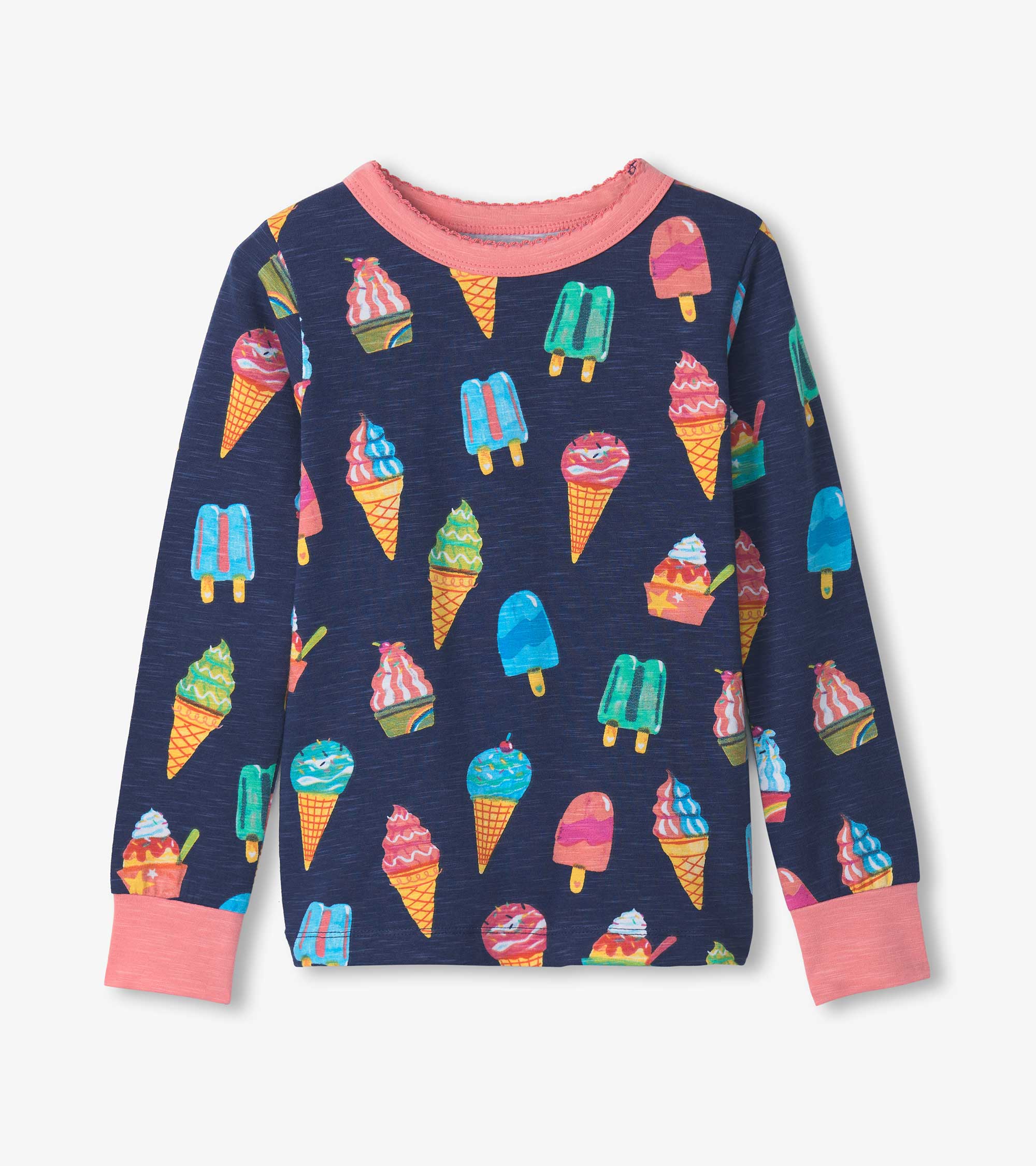 Girls Ice Cream Treats Pajama Set - Image 3