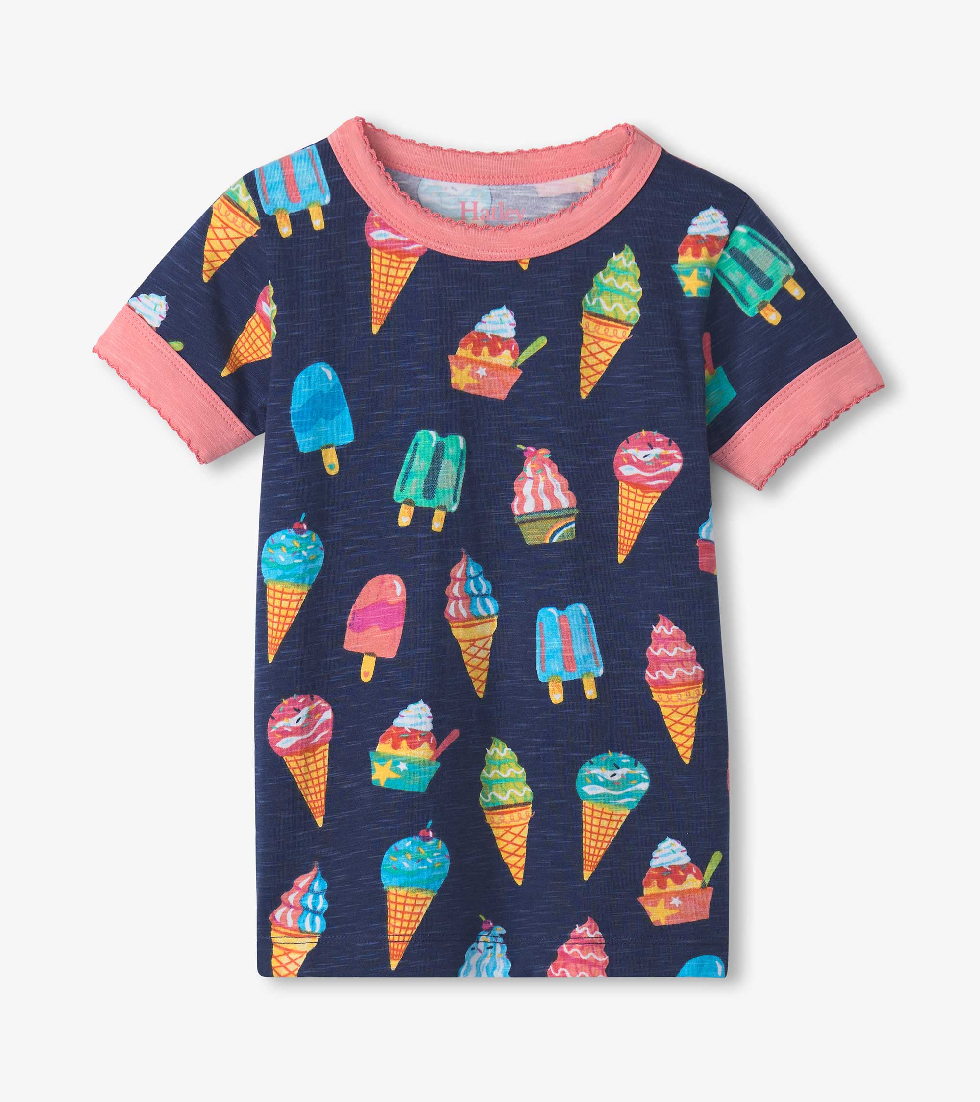 Girls Ice Cream Treats Short Pajama Set - Image 3
