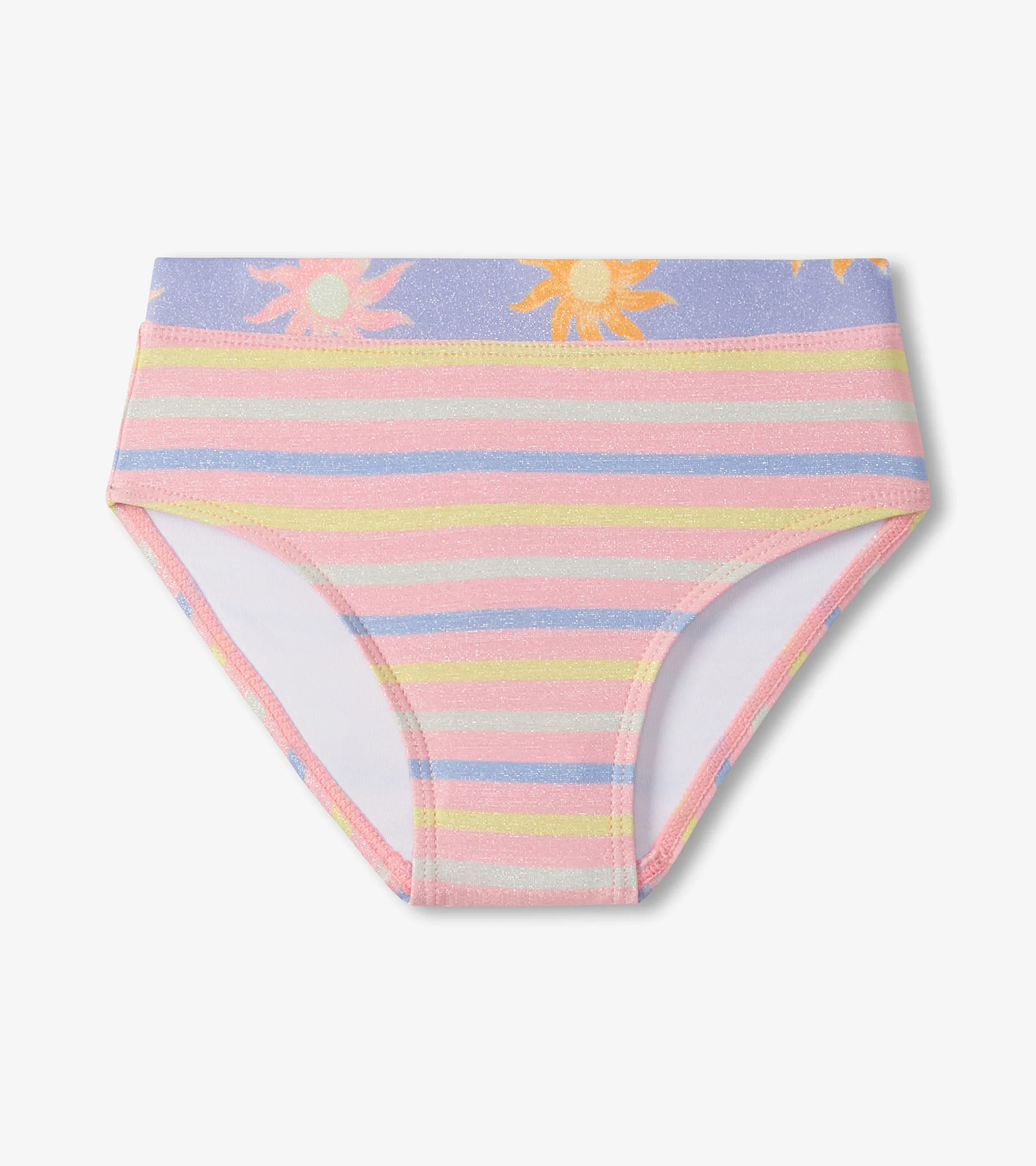 Girls Lavender Sunshine Two-Piece Swimsuit - Image 5